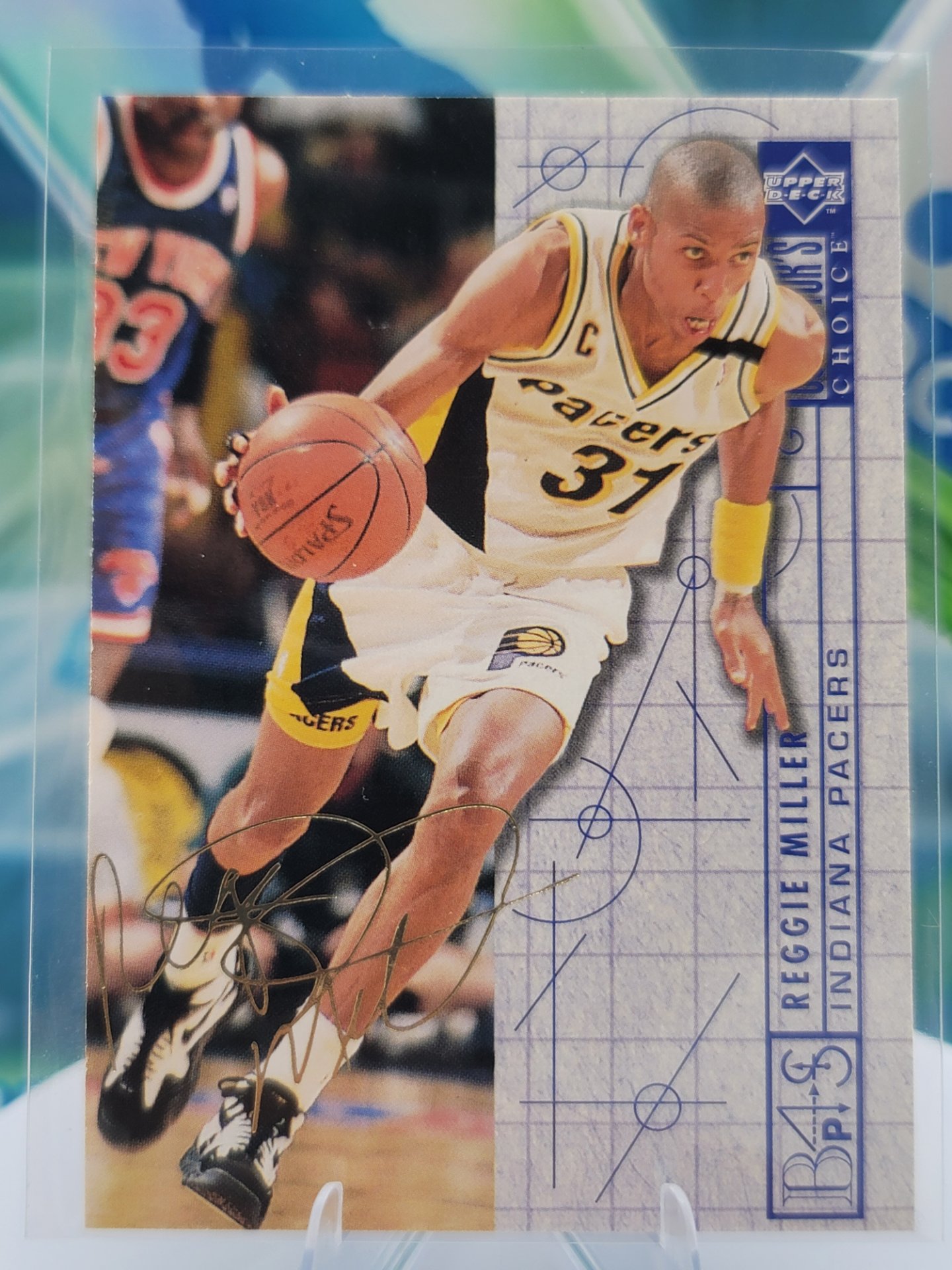 1994 Upper Deck Collector's Choice Reggie Miller — 1994 Upper Deck Collector's Choice Blueprint of Success Reggie Miller