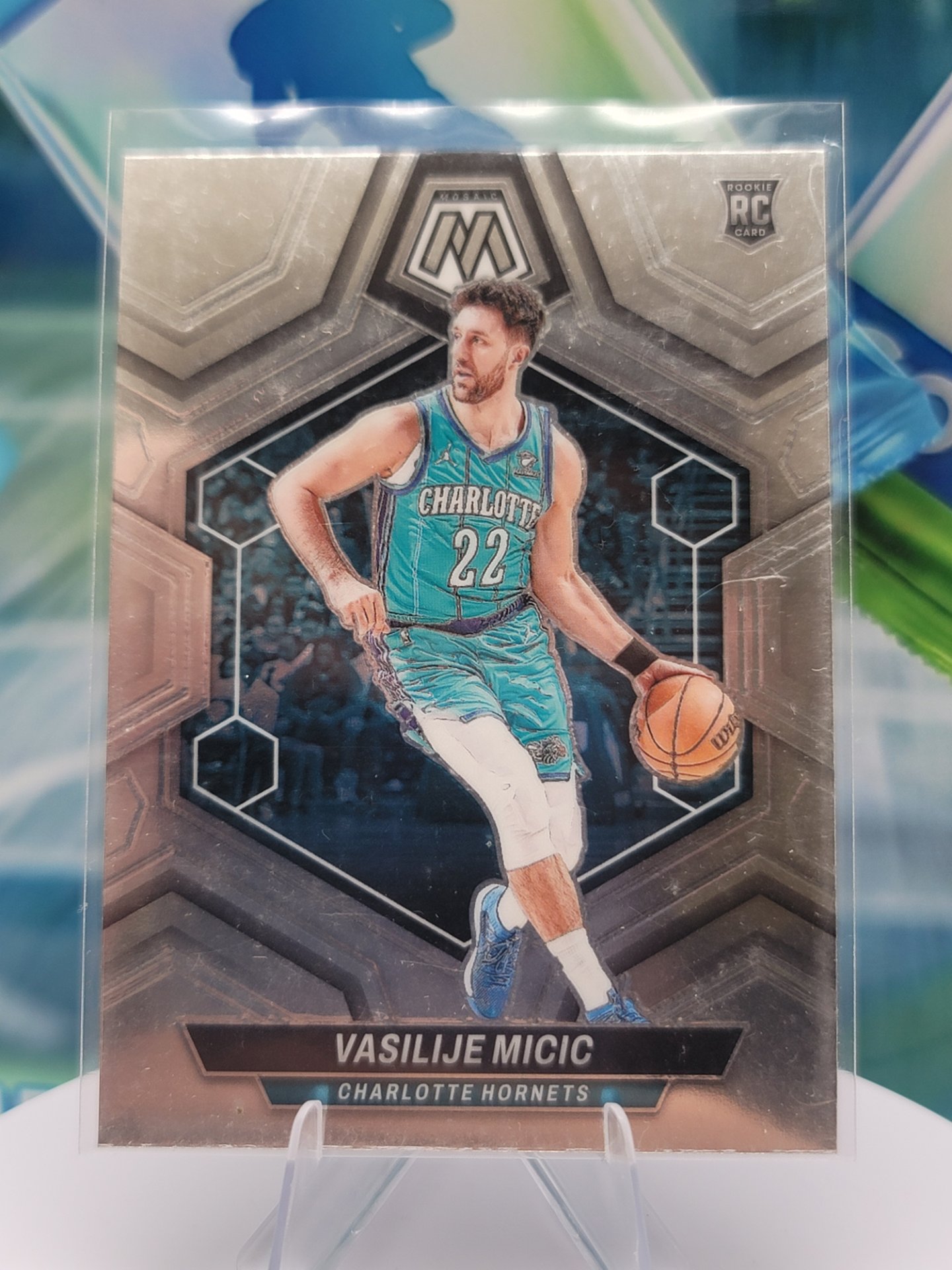 2024 Panini Mosaic Vasilije Micic — 2024 Panini Mosaic Base Vasilije Micic Rookie