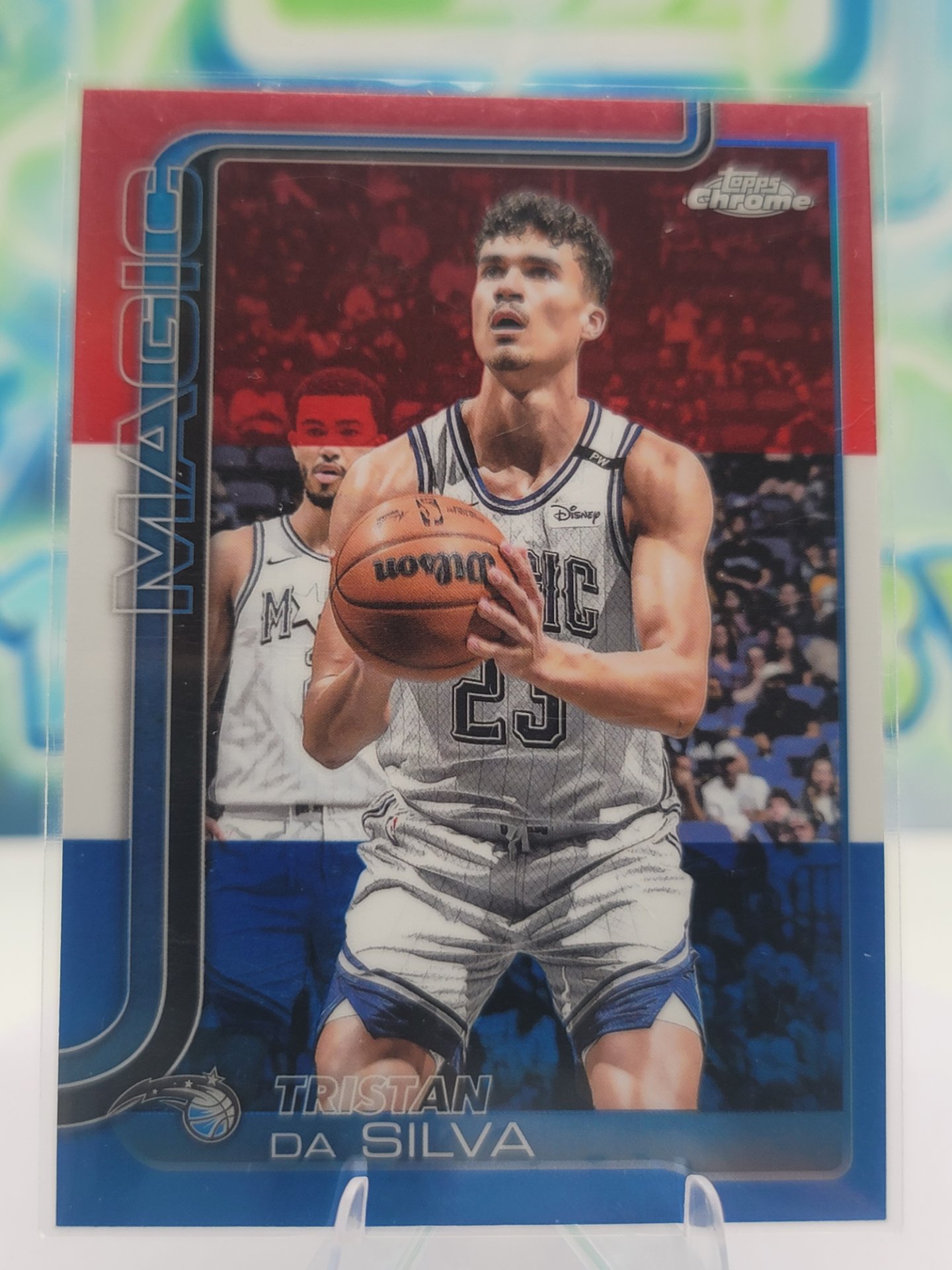 2025 Topps Topps Chrome Tristan Da Silva — 2025 Topps Topps Chrome Red White Blue Tristan Da Silva