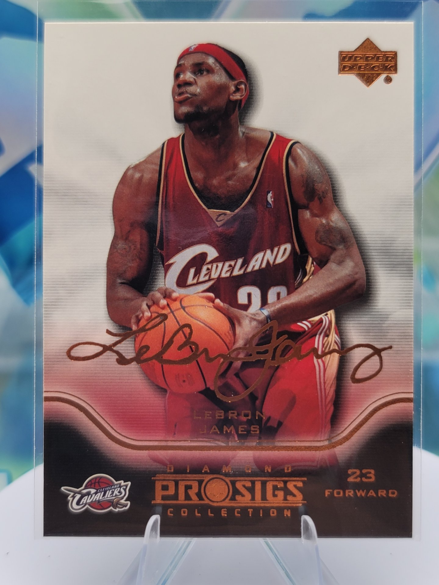 2004 Upper Deck Prosigs LeBron James — 2004 Upper Deck Prosigs Base LeBron James Autograph