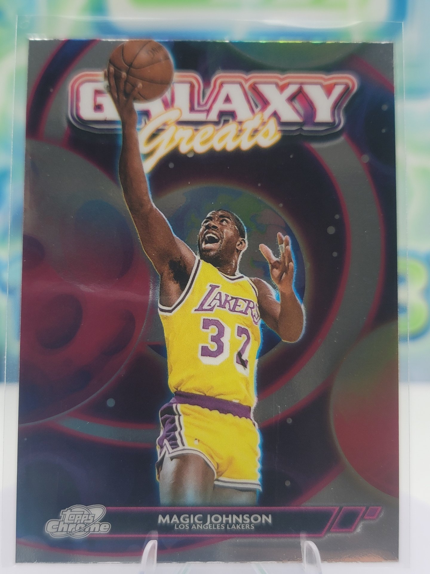 2026 Topps Cosmic Chrome Magic Johnson — 2026 Topps Cosmic Chrome Galaxy Greats Magic Johnson