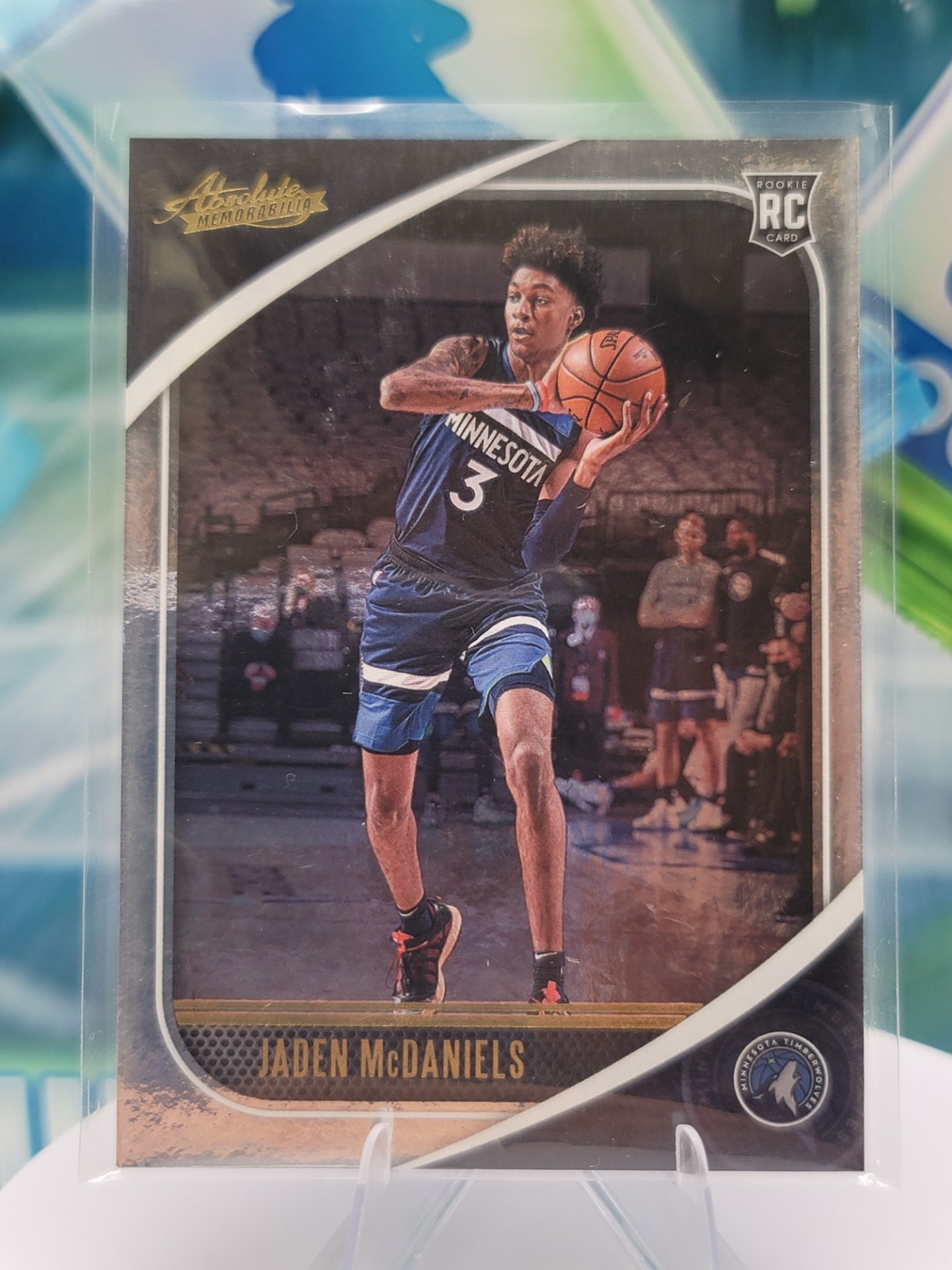 2021 Panini Absolute Memorabilia Jaden McDaniels — 2021 Panini Absolute Memorabilia Base Jaden McDaniels Rookie