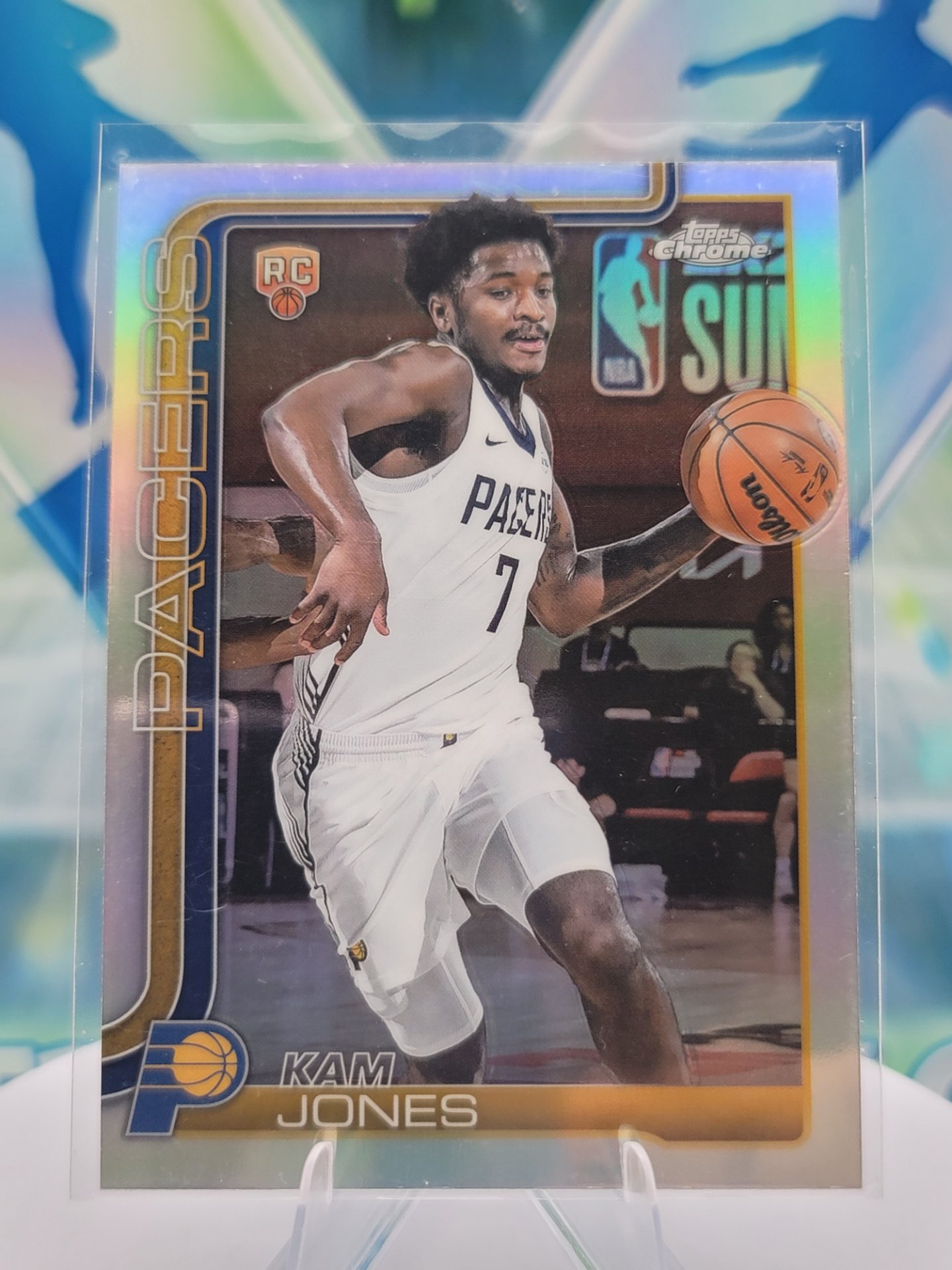 2025 Topps Topps Chrome Kam Jones — 2025 Topps Topps Chrome Refractor Kam Jones Rookie