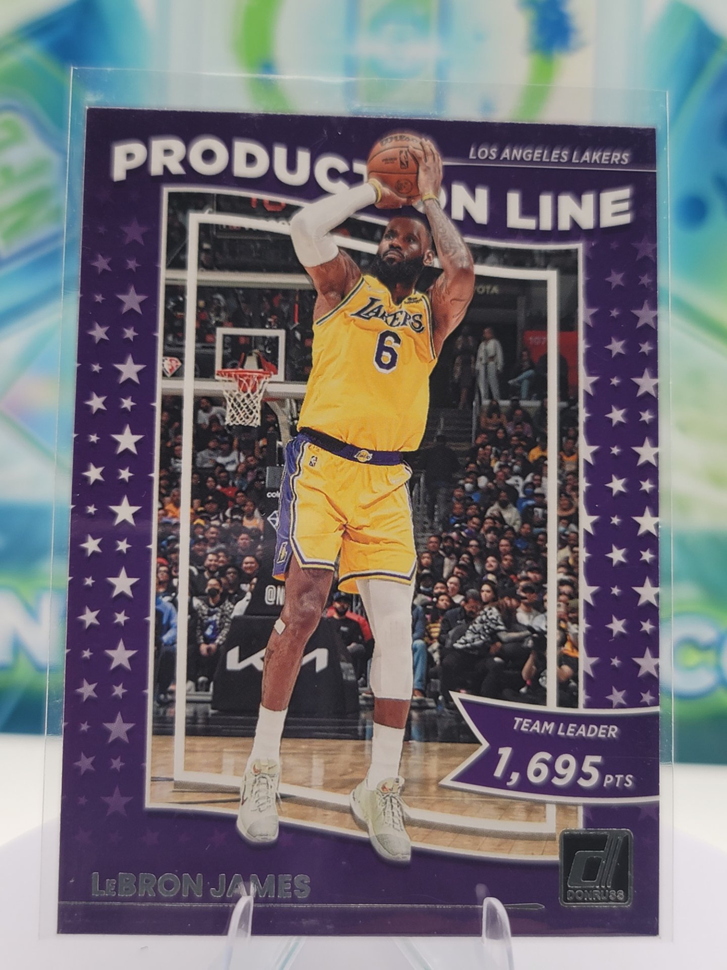 2023 Panini Donruss LeBron James — 2023 Panini Donruss Production Line LeBron James