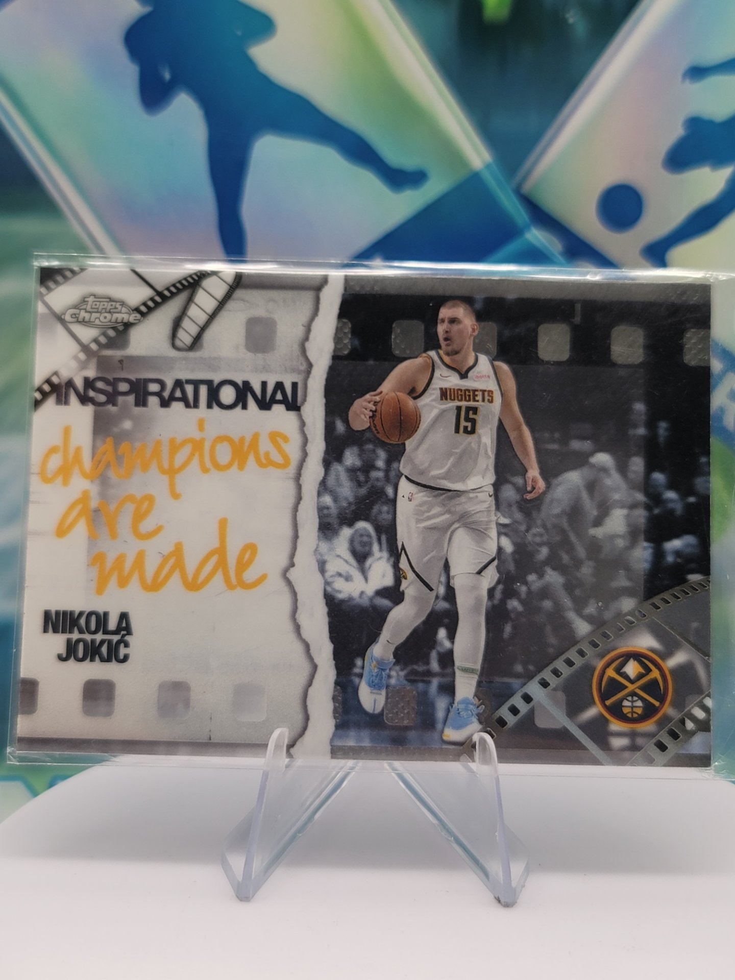2025 Topps Topps Chrome Nikola Jokic — 2025 Topps Topps Chrome Inspirational Nikola Jokic
