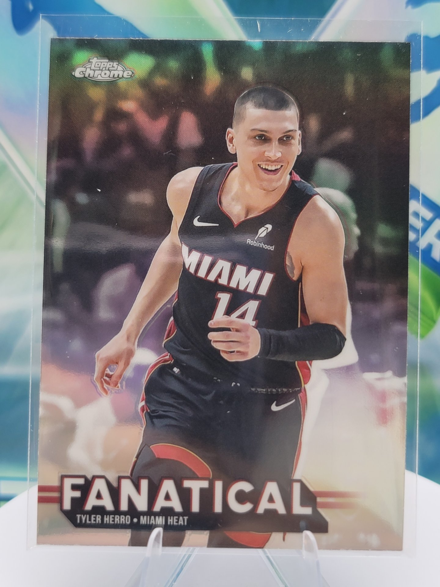 2025 Topps Topps Chrome Tyler Herro — 2025 Topps Topps Chrome Fanatical Tyler Herro