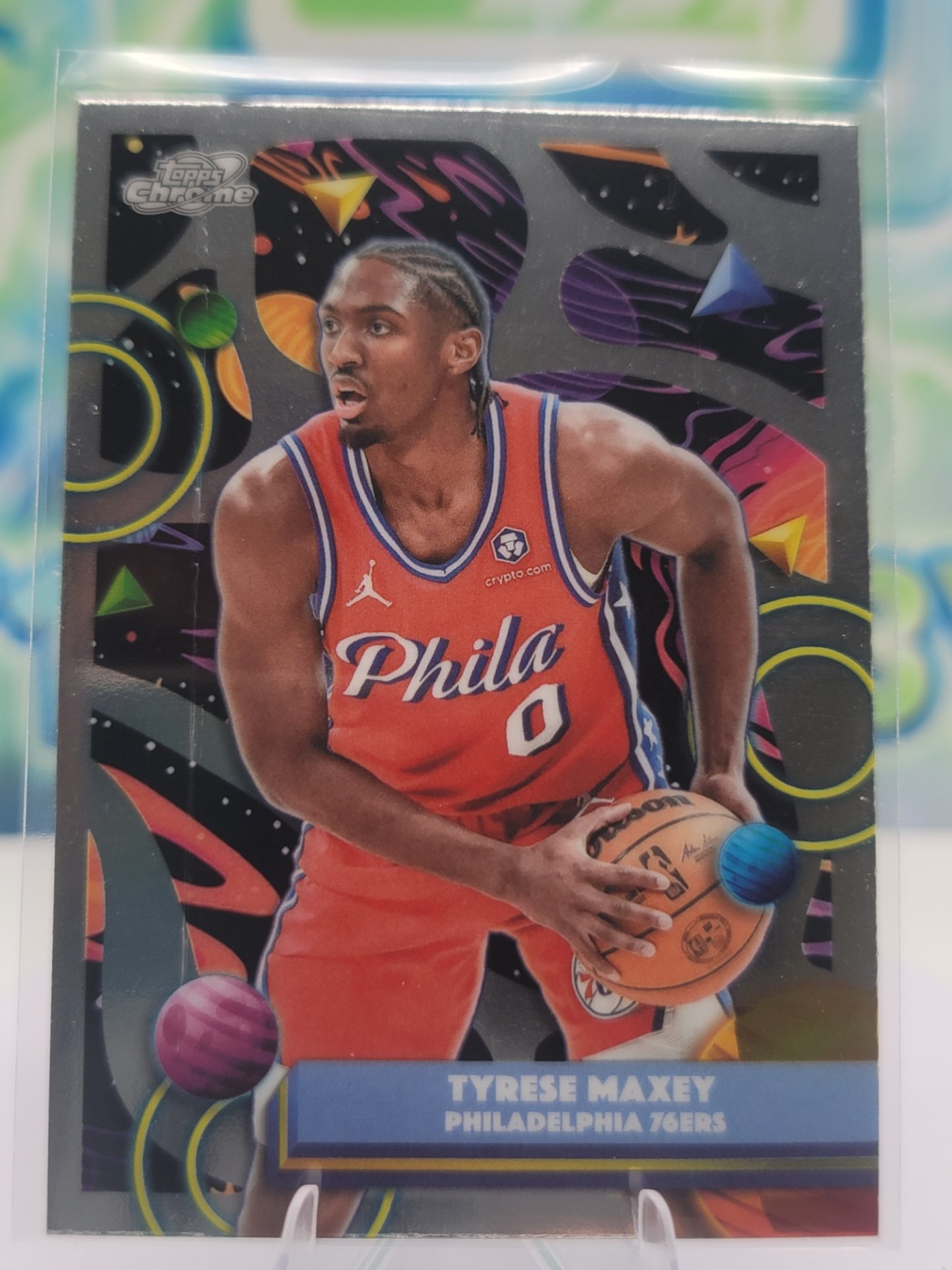 2026 Topps Cosmic Chrome Tyrese Maxey — 2026 Topps Cosmic Chrome Tyrese Maxey