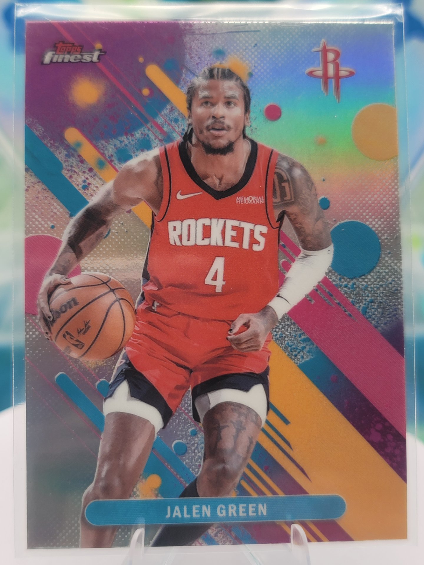 2026 Topps Topps Finest Jalen Green — 2026 Topps Topps Finest Common Refractor Jalen Green