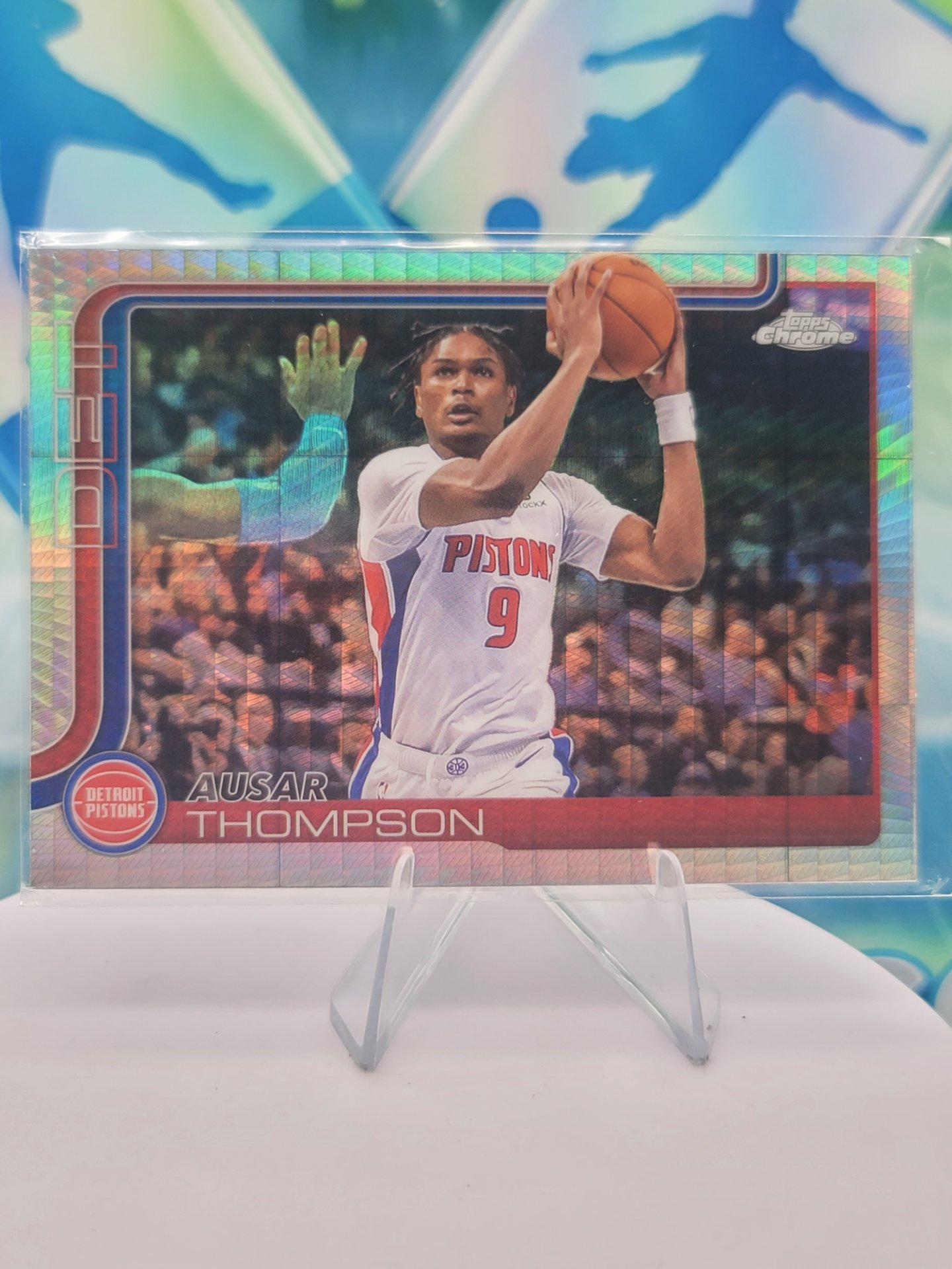 2025 Topps Topps Chrome Ausar Thompson — 2025 Topps Topps Chrome Prism Refractor Ausar Thompson