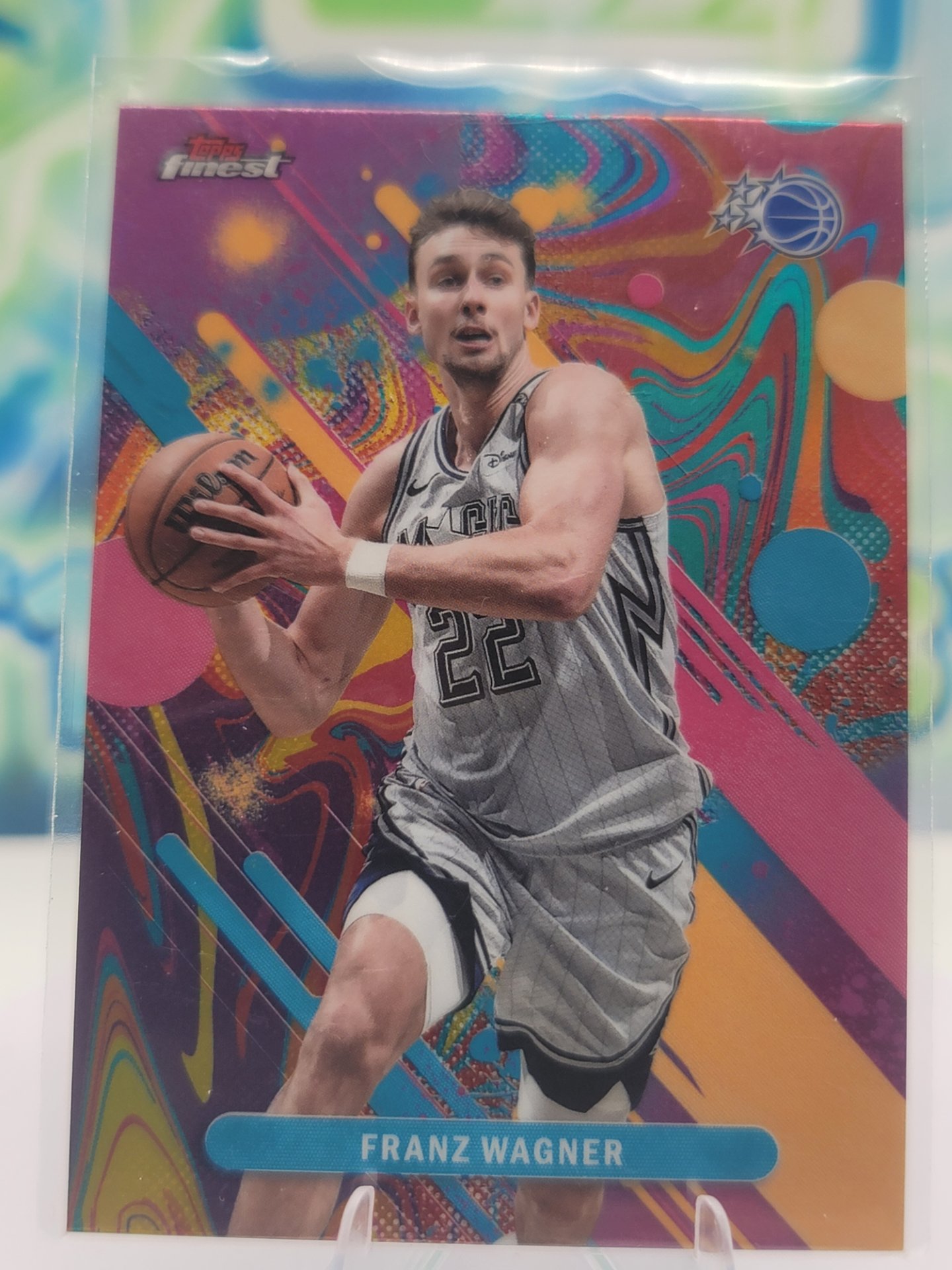 2026 Topps Topps Finest Franz Wagner — 2026 Topps Topps Finest Common Oilspill Franz Wagner