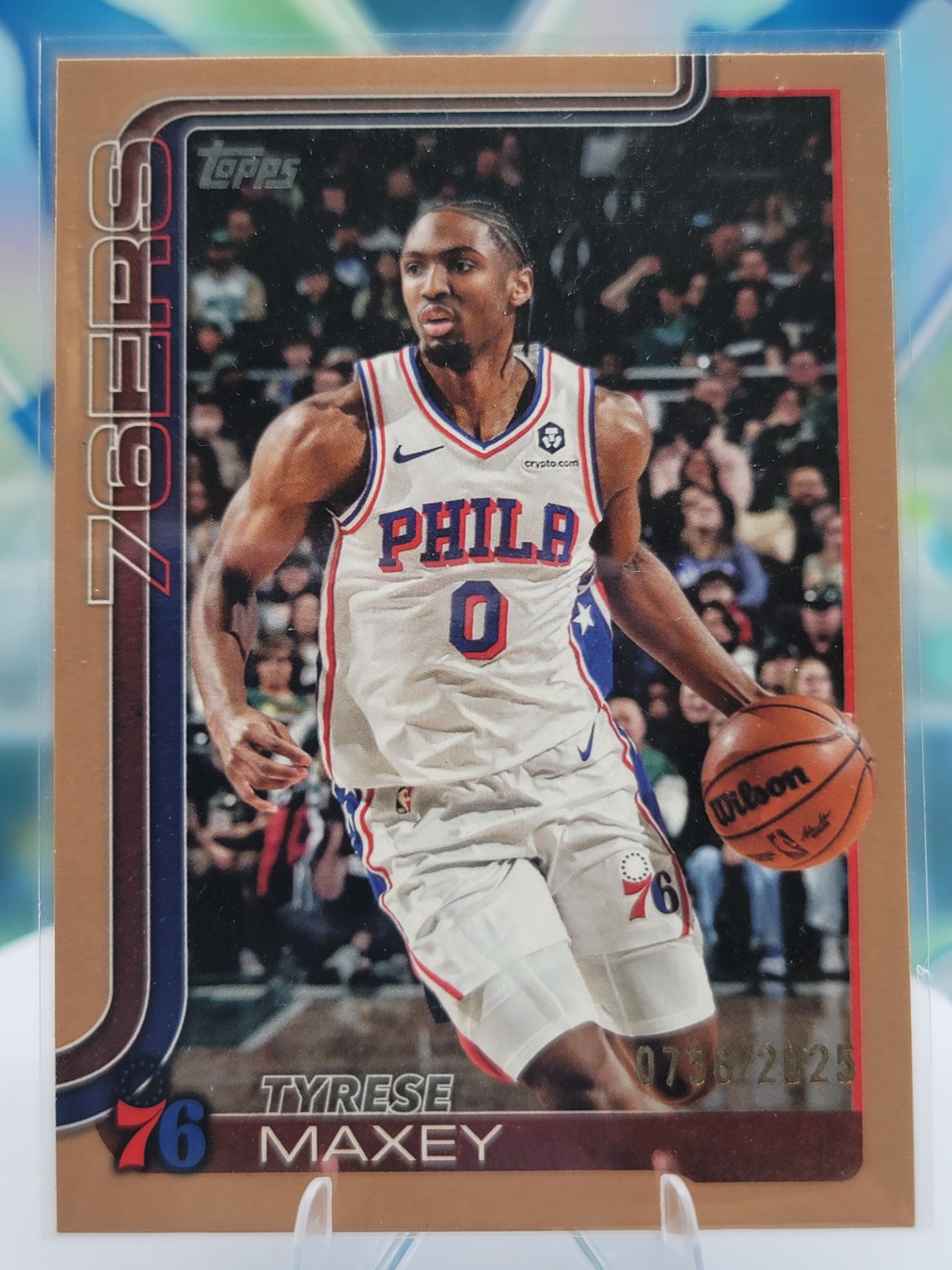 2025 Topps Topps Flagship Tyrese Maxey — 2025 Topps Topps Flagship Bronze Tyrese Maxey #756 of 2025