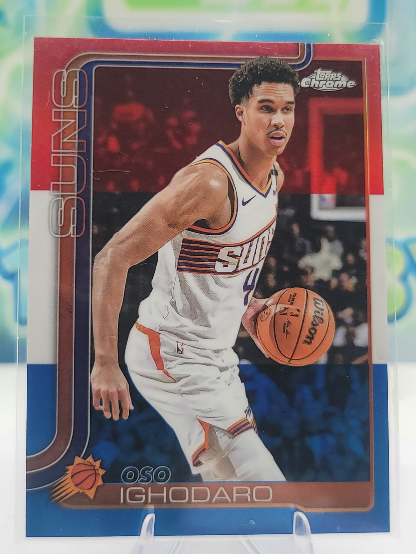 2025 Topps Topps Chrome Oso Ighodaro — 2025 Topps Topps Chrome Red White Blue Oso Ighodaro