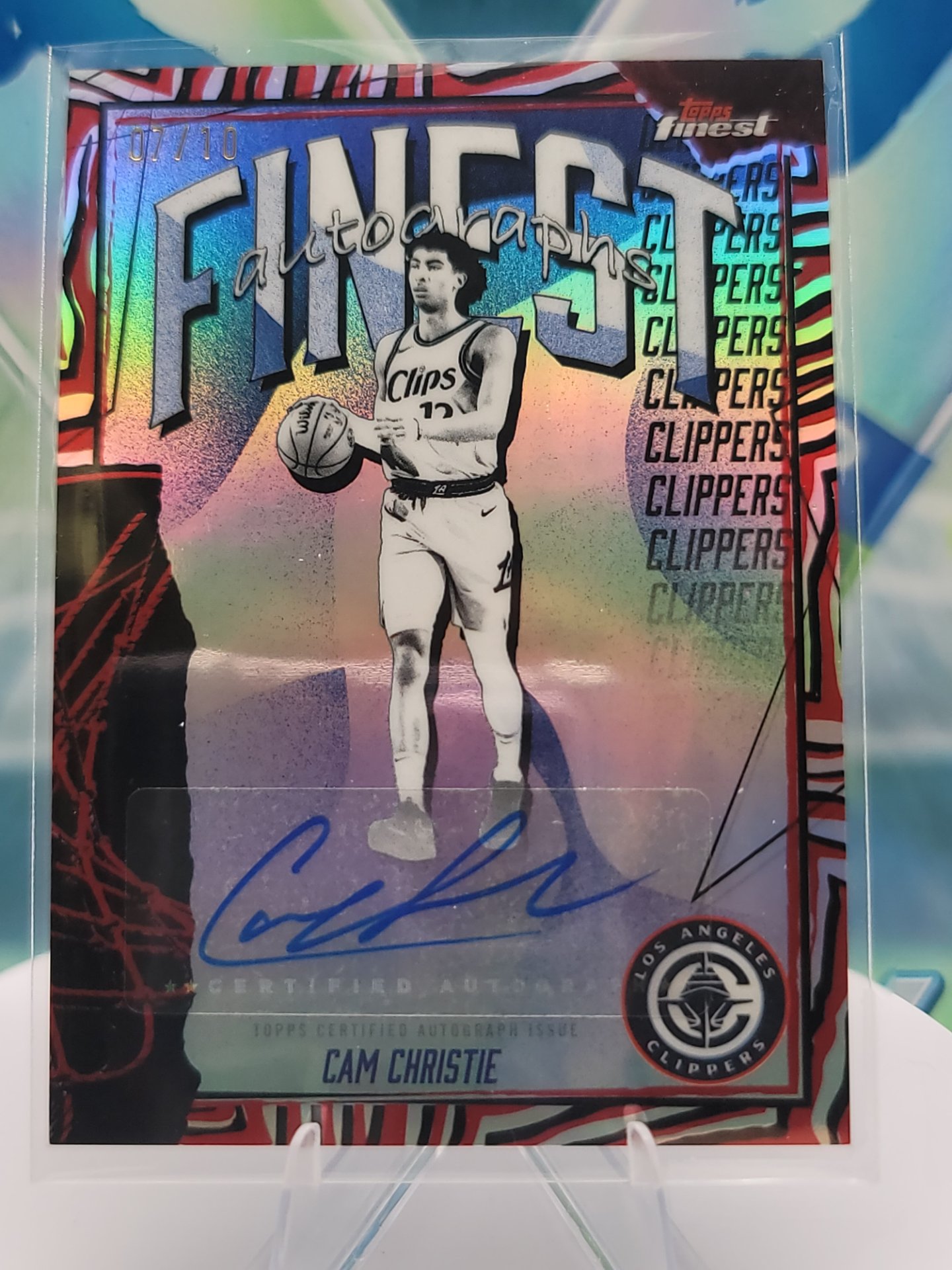 2025 Topps Topps Finest Cam Christie — 2025 Topps Topps Finest Finest Refractor Cam Christie #7 of 10