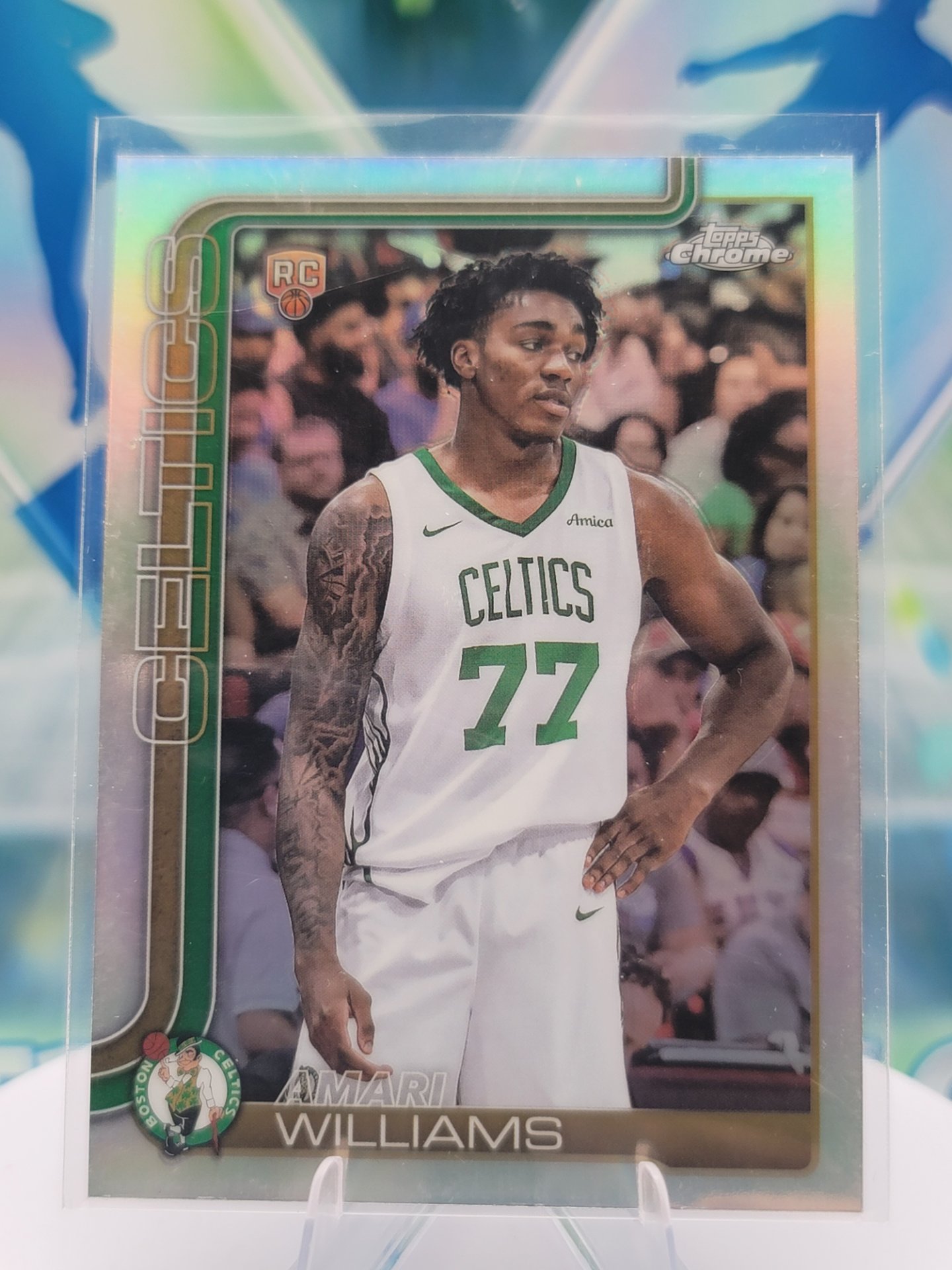 2025 Topps Topps Chrome Amari Williams — 2025 Topps Topps Chrome Refractor Amari Williams Rookie