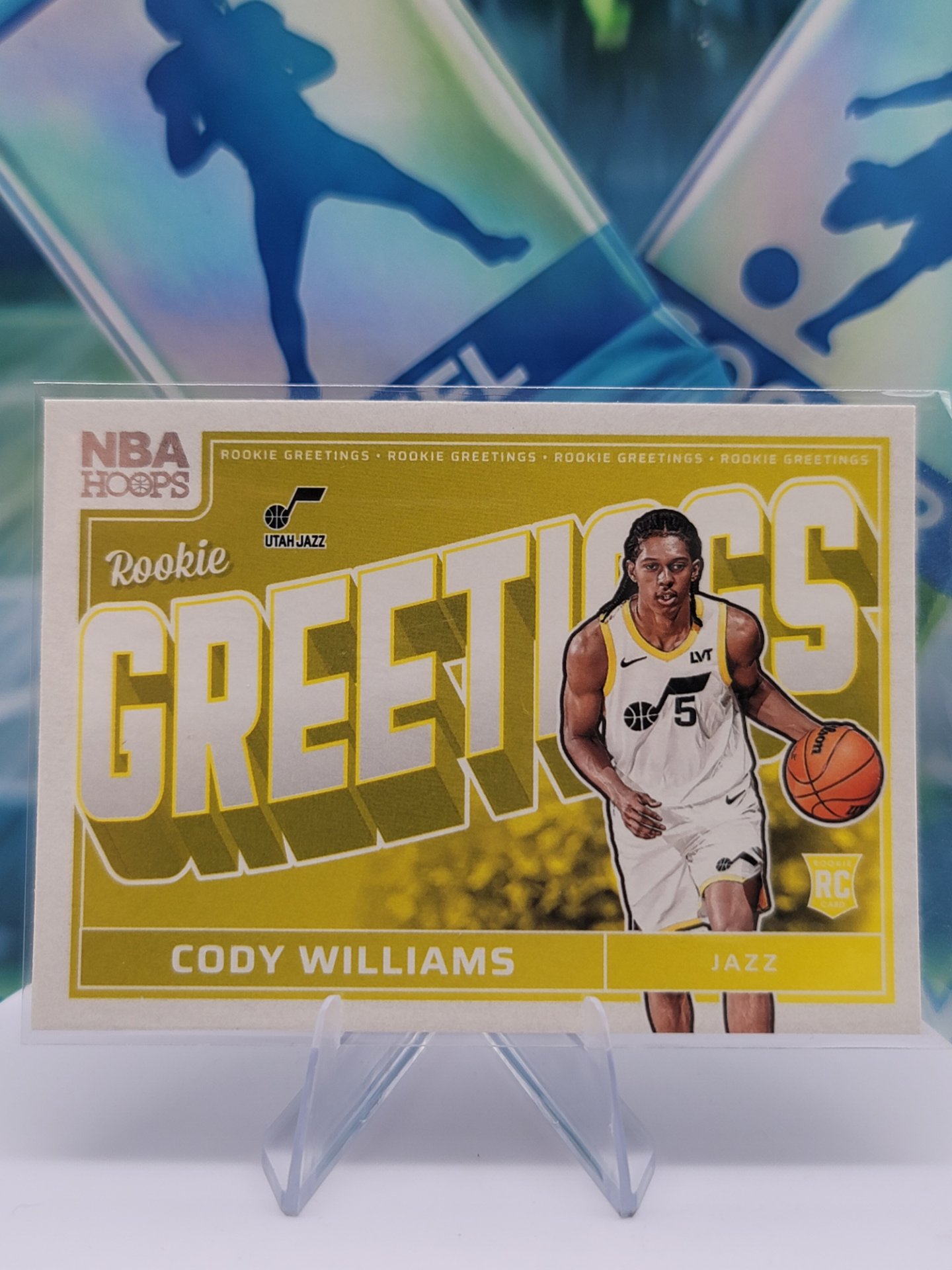 2025 Panini NBA Hoops Cody Williams — 2025 Panini NBA Hoops Rookie Greeting Cody Williams Rookie