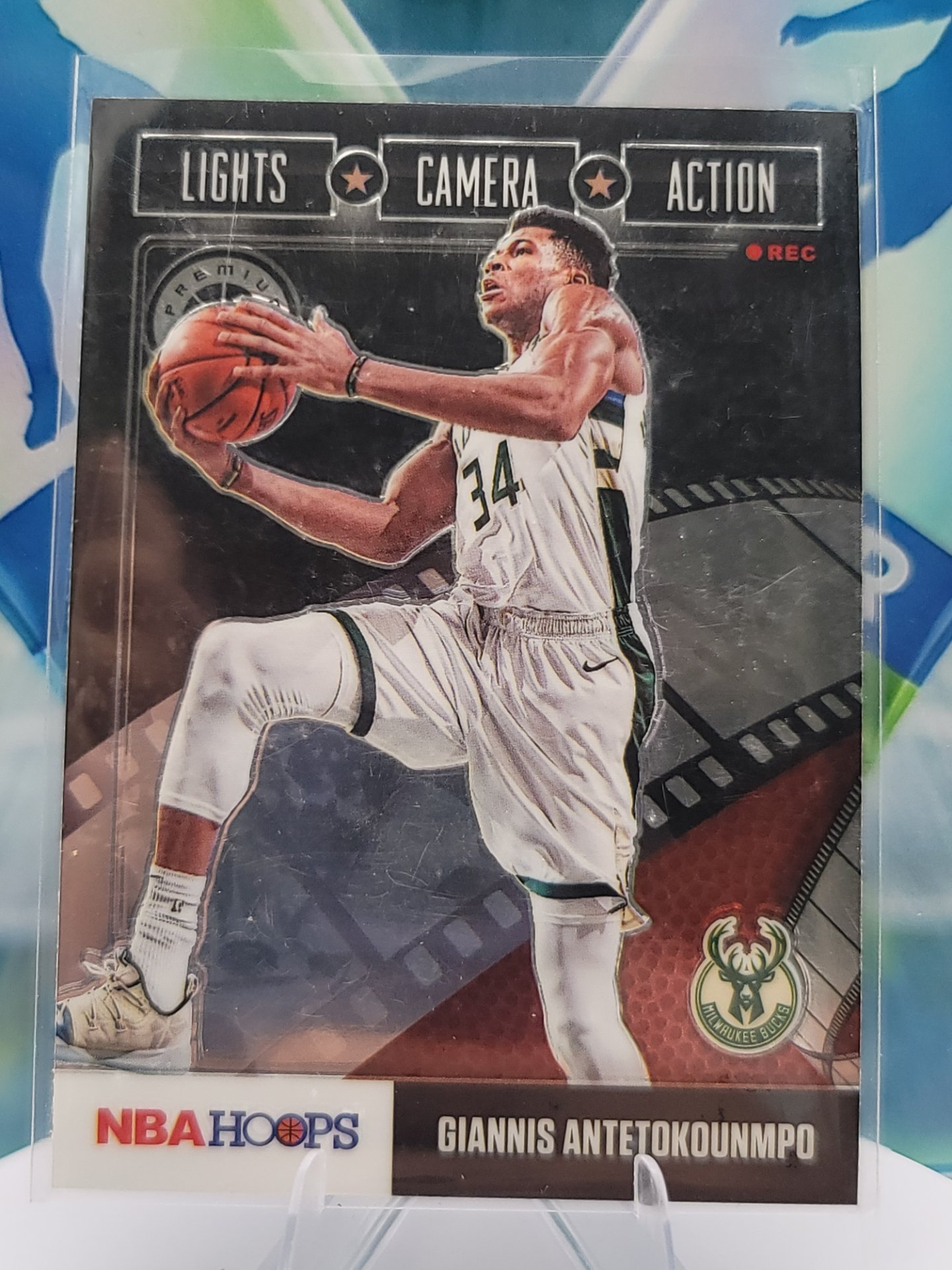 2020 Panini NBA Hoops Giannis Antetokounmpo — 2020 Panini NBA Hoops Lights Camera Action Giannis Antetokounmpo