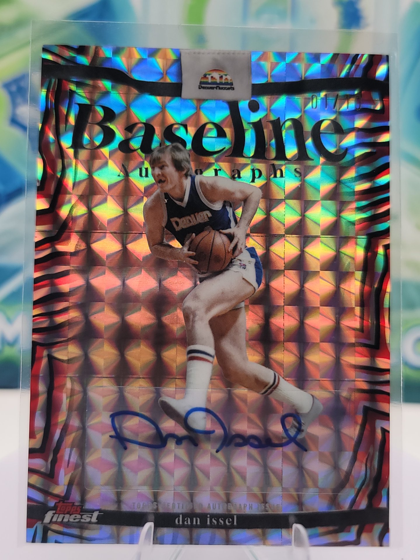 2026 Topps Topps Finest Dan Issel — 2026 Topps Topps Finest Baseline X-Fractor Dan Issel #1 of 10 Autograph