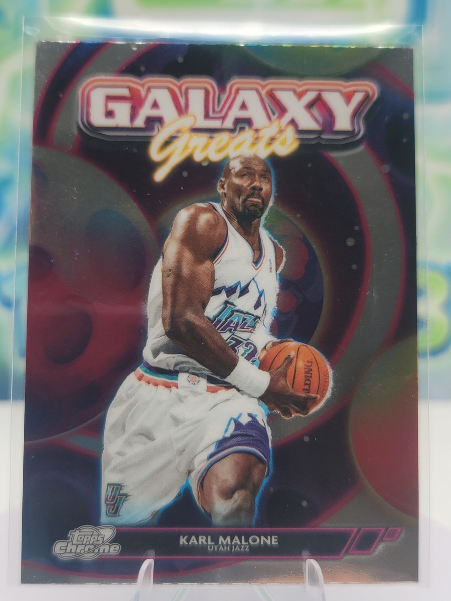 2026 Topps Cosmic Chrome Karl Malone — 2026 Topps Cosmic Chrome Galaxy Greats Karl Malone