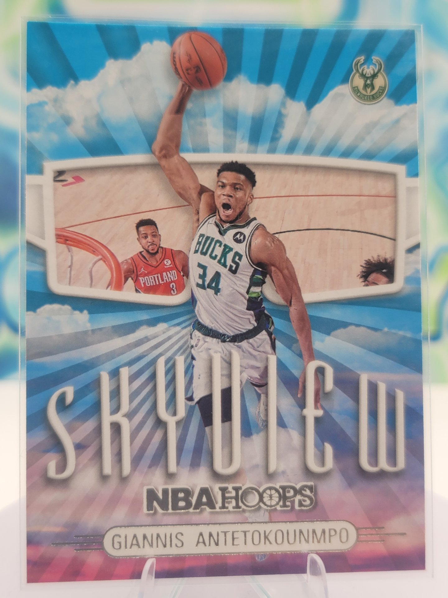 2023 Panini NBA Hoops Giannis Antetokounmpo — 2023 Panini NBA Hoops Skyview Giannis Antetokounmpo