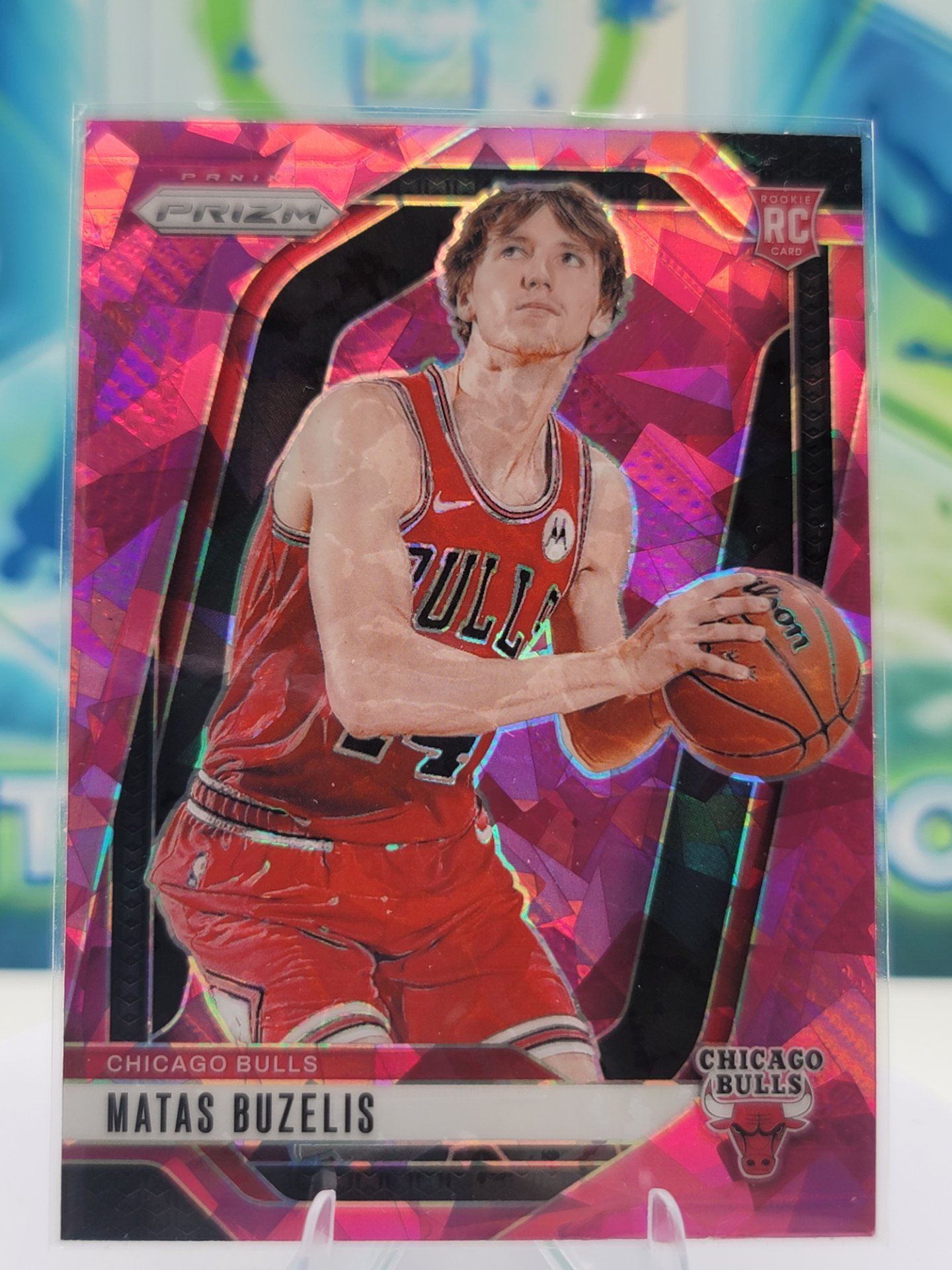 2025 Panini Prizm Matas Buzelis — 2025 Panini Prizm Pink Ice Matas Buzelis Rookie