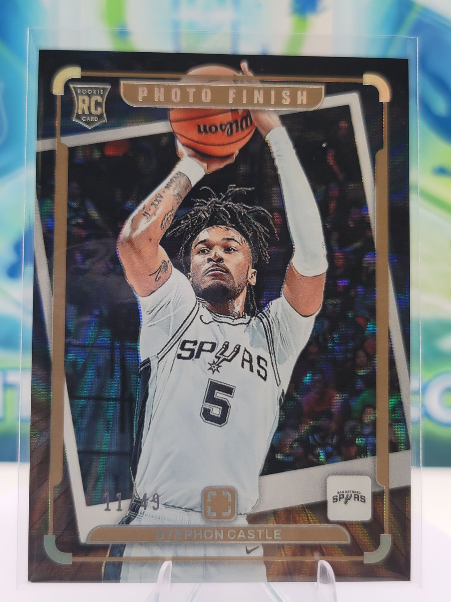 2025 Panini Photogenic Stephon Castle — 2025 Panini Photogenic Photo Finish Lazer Stephon Castle Rookie