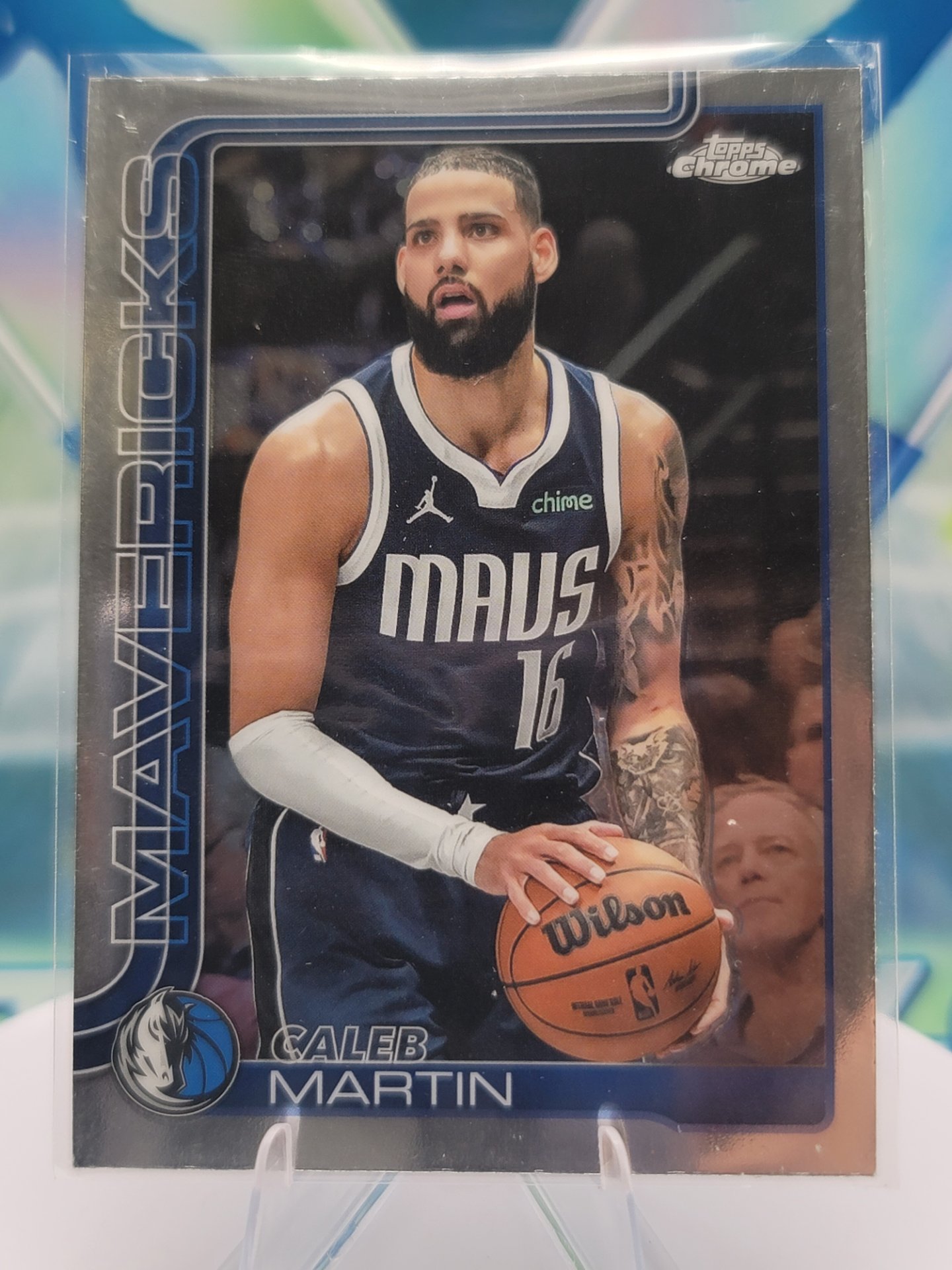 2025 Topps Topps Chrome Caleb Martin — 2025 Topps Topps Chrome Base Caleb Martin