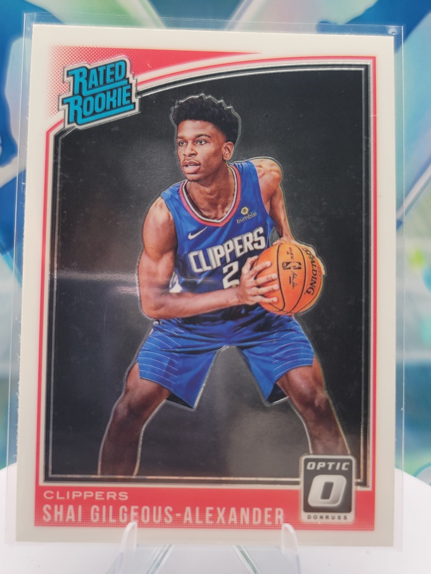 2019 Panini Donruss Optic Shai Gilgeous-Alexander — 2019 Panini Donruss Optic Rated Rookie Shai Gilgeous-Alexander