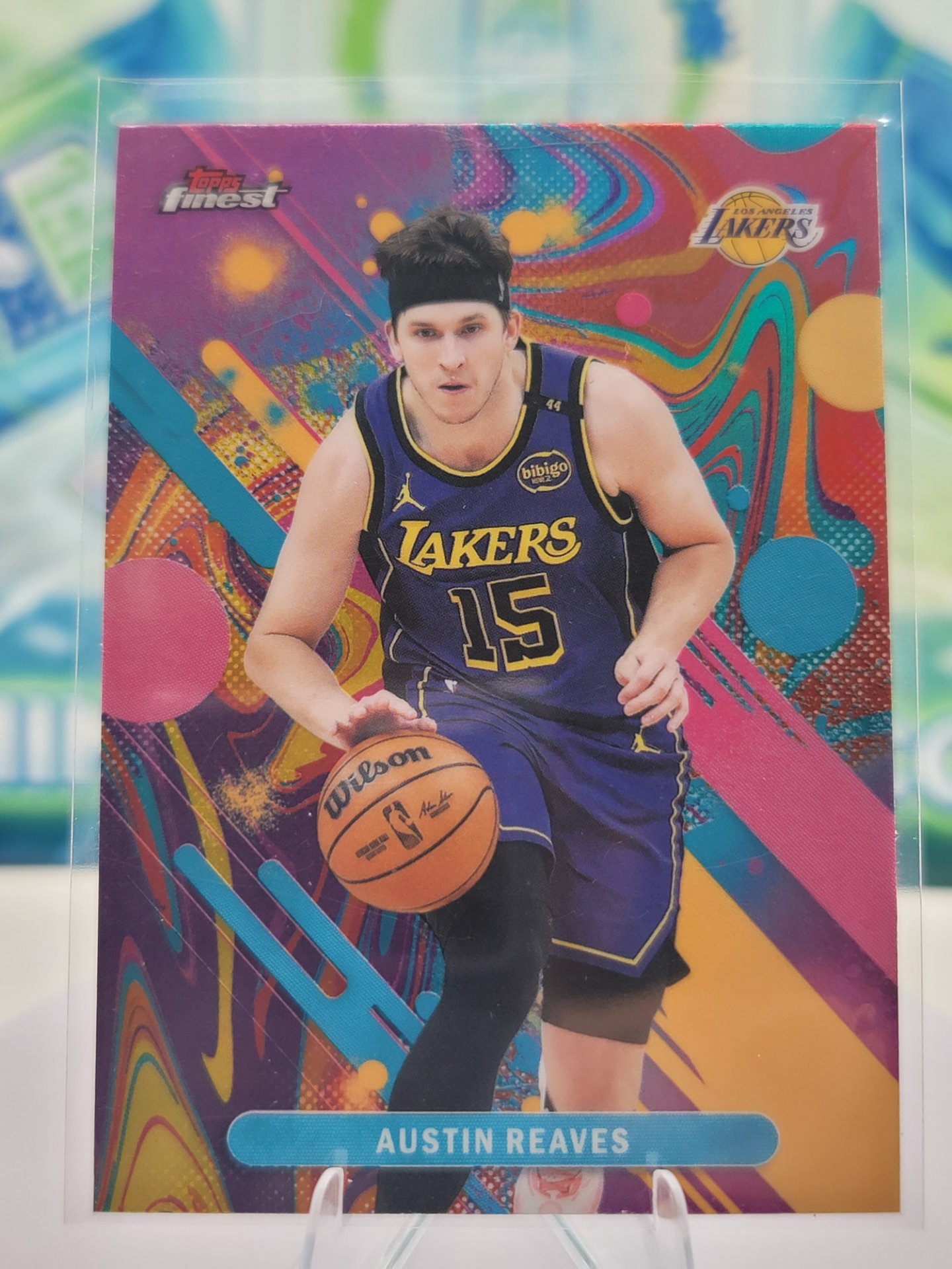 2026 Topps Topps Finest Austin Reaves — 2026 Topps Topps Finest Common Oil Spill Austin Reaves