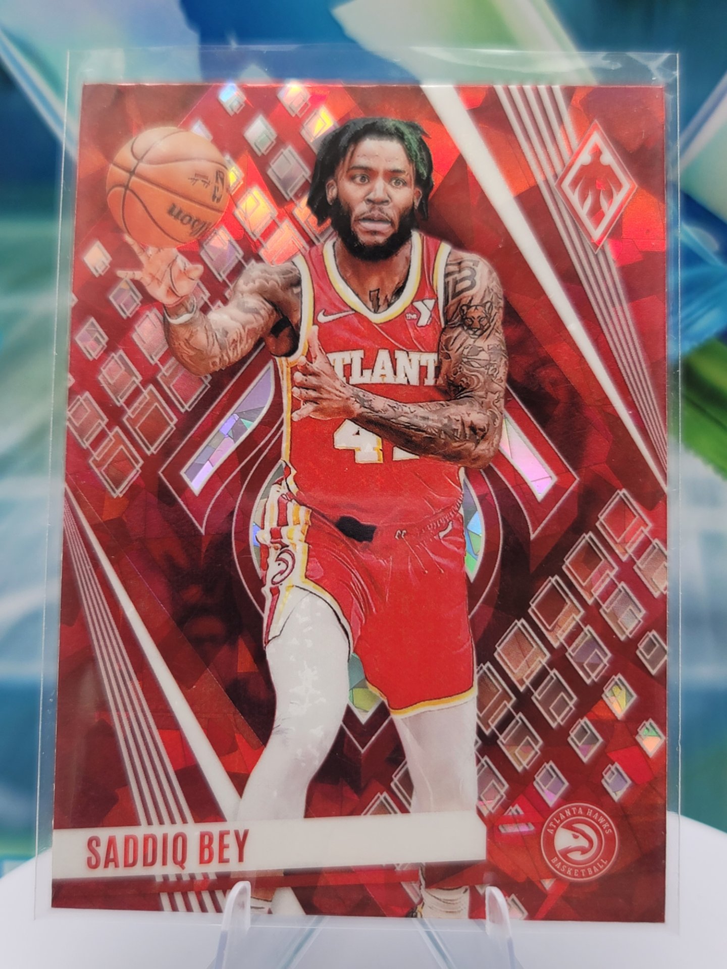 2024 Panini Phoenix Saddiq Bey — 2024 Panini Phoenix Red Ice Saddiq Bey