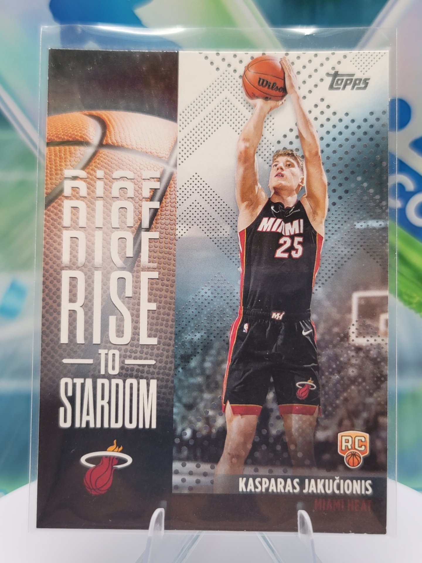 2025 Topps Topps Flagship Kasparas Jakucionis — 2025 Topps Topps Flagship Rise to Stardom Kasparas Jakucionis Rookie