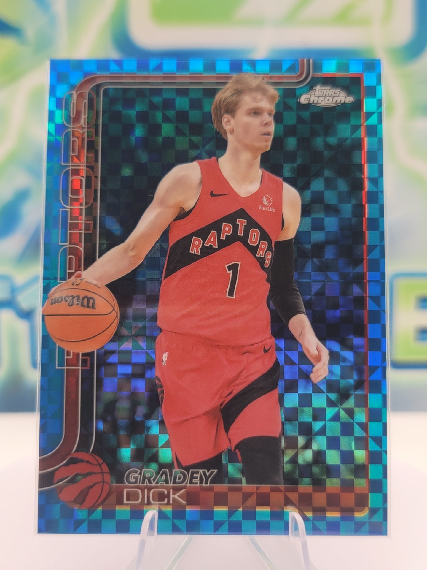 2025 Topps Topps Chrome Gradey Dick — 2025 Topps Topps Chrome Blue X-Fractor Gradey Dick