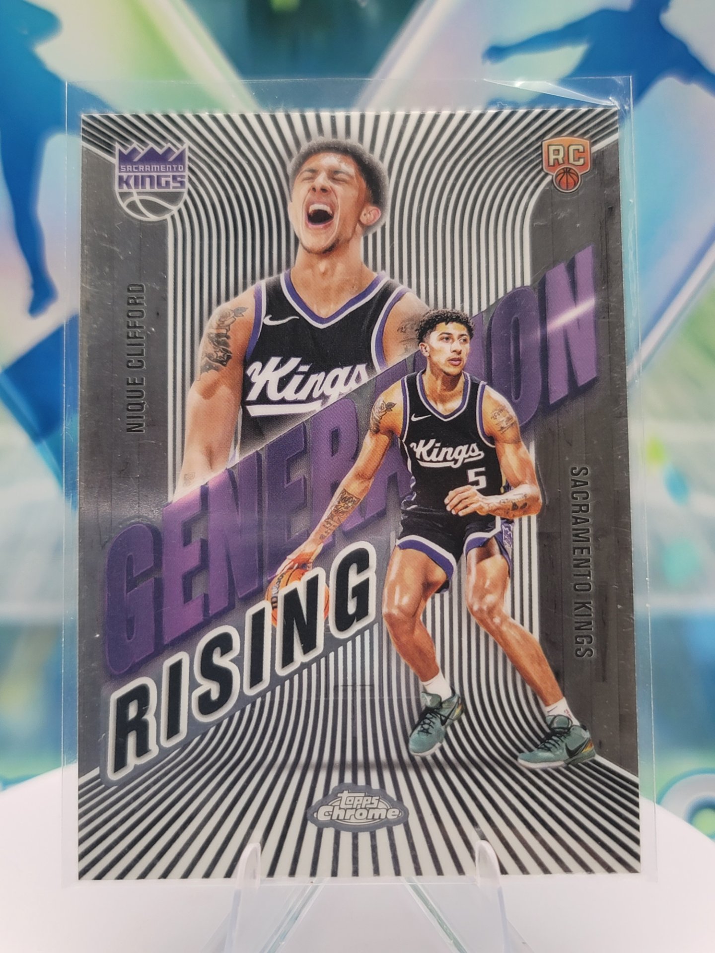 2025 Topps Topps Flagship Nique Clifford — 2025 Topps Topps Chrome Generation rising Nique Clifford Rookie