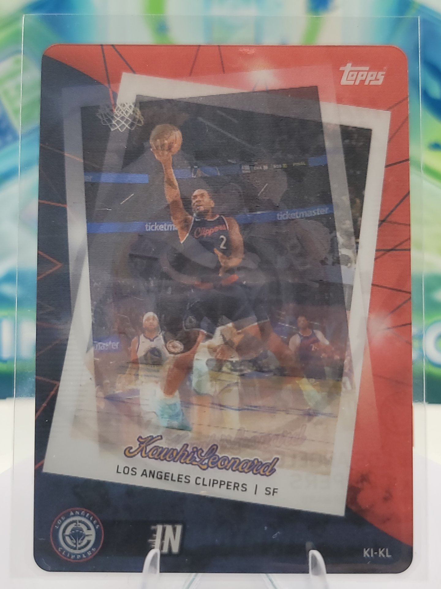 2025 Topps Match Attax Kawhi Leonard — 2025 Topps Match Attax In Motion Lenticular Kawhi Leonard