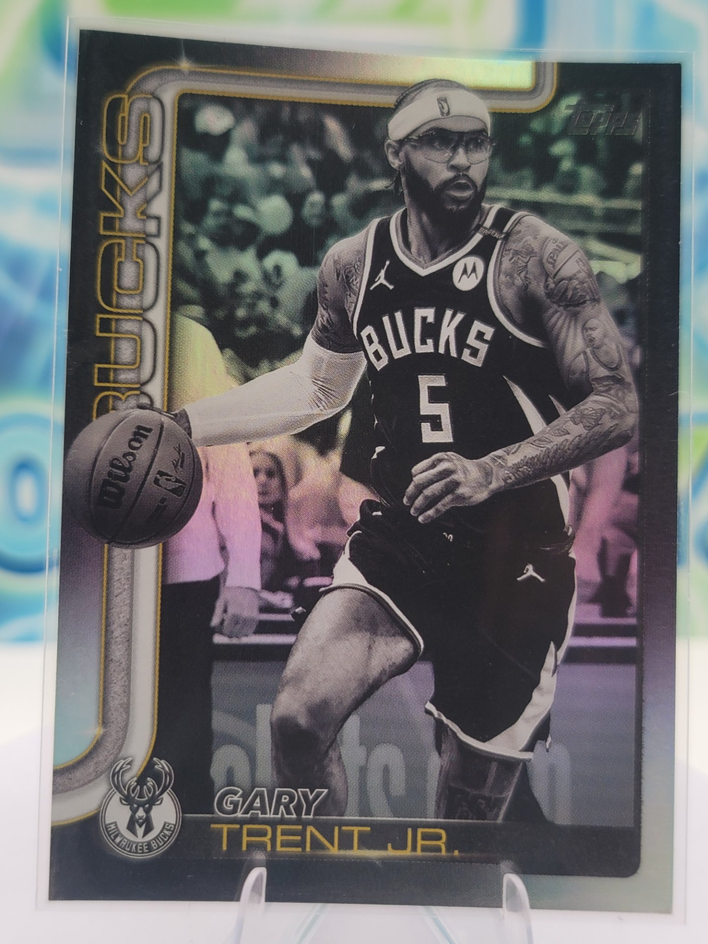 2025 Topps Topps Flagship Gary Trent Jr — 2025 Topps Topps Flagship Blackout Gary Trent Jr