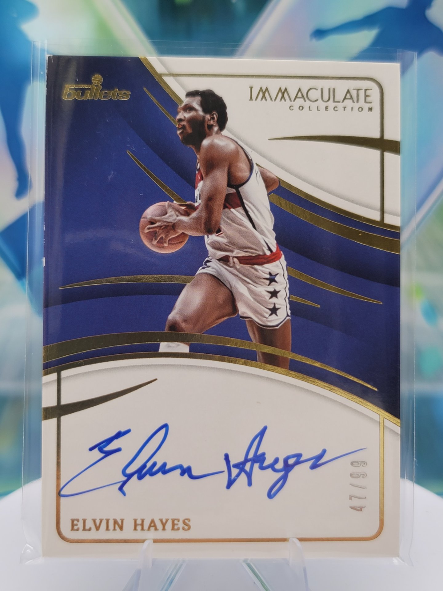 2024 Panini Immaculate Elvin Hayes — 2024 Panini Immaculate Auto Elvin Hayes #47 of 99 Autograph