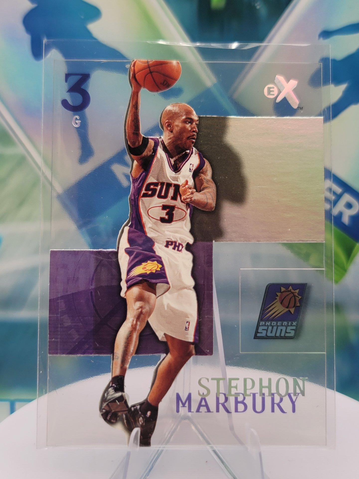 2004 Fleer EX Stephon Marbury — 2004 Fleer EX Die-cut Stephon Marbury