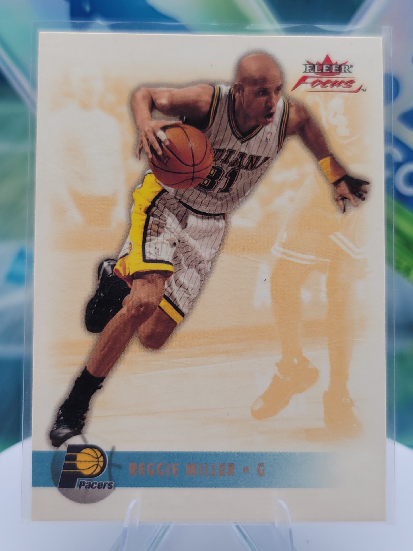 2004 Fleer Reggie Miller — 2004 Fleer Focus Reggie Miller