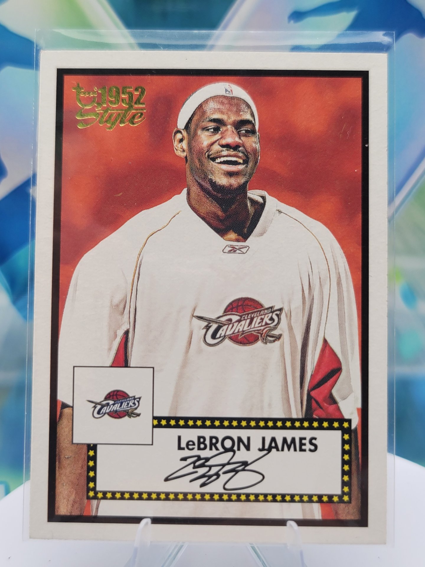 2005 Topps Topps 1952 Style LeBron James — 2005 Topps Topps 1952 Style Base LeBron James Autograph