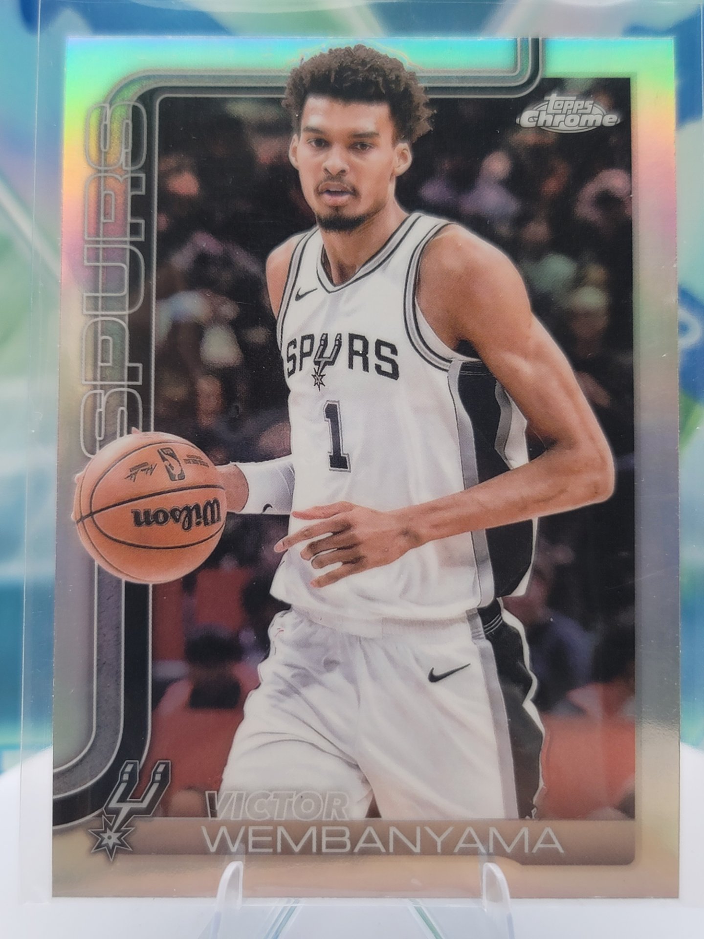 2025 Topps Topps Chrome Victor Wembanyama — 2025 Topps Topps Chrome Refractor Victor Wembanyama