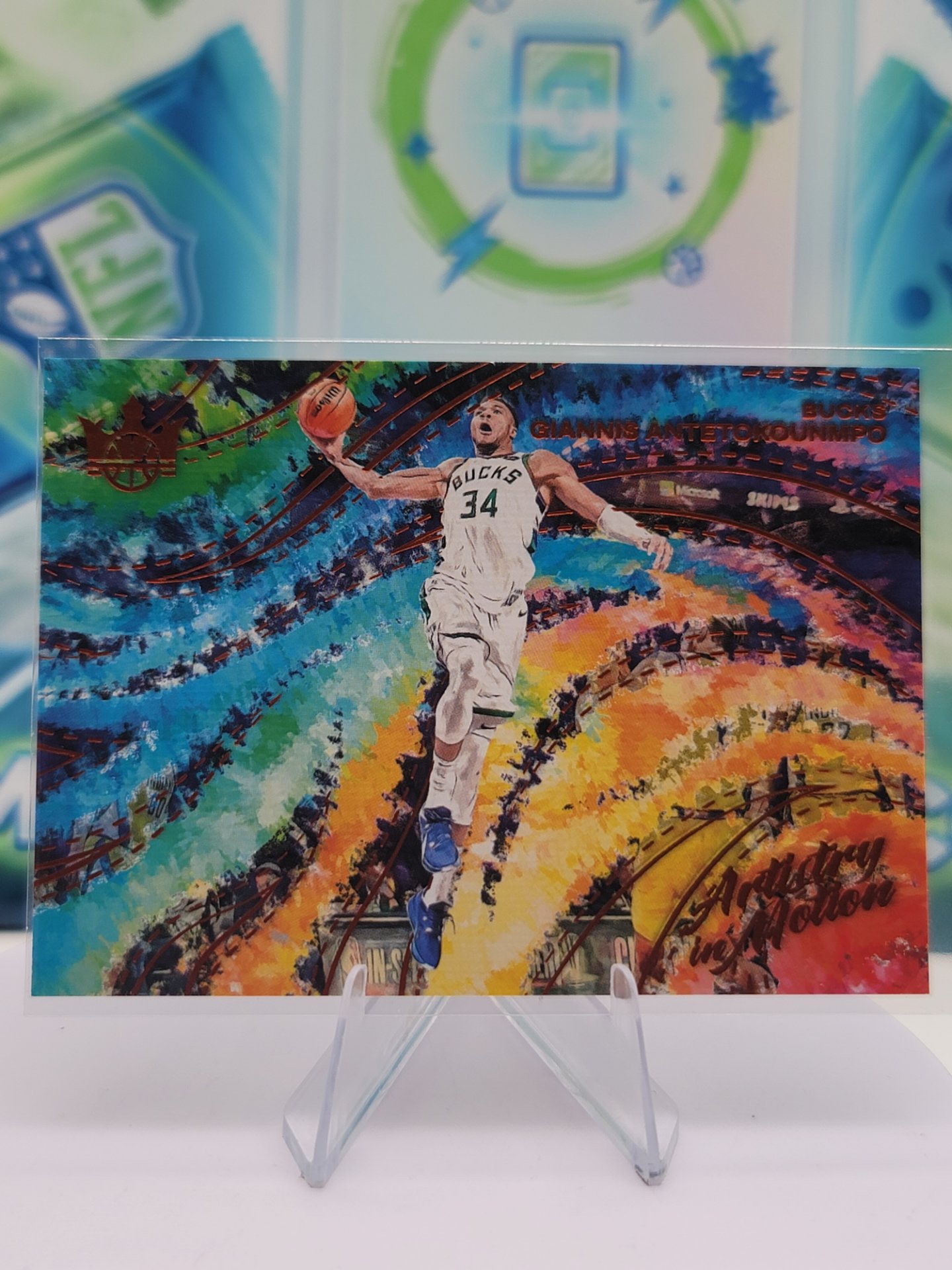 2025 Panini Court Kings Giannis Antetokounmpo — 2025 Panini Court Kings Artistry in Motion Giannis Antetokounmpo