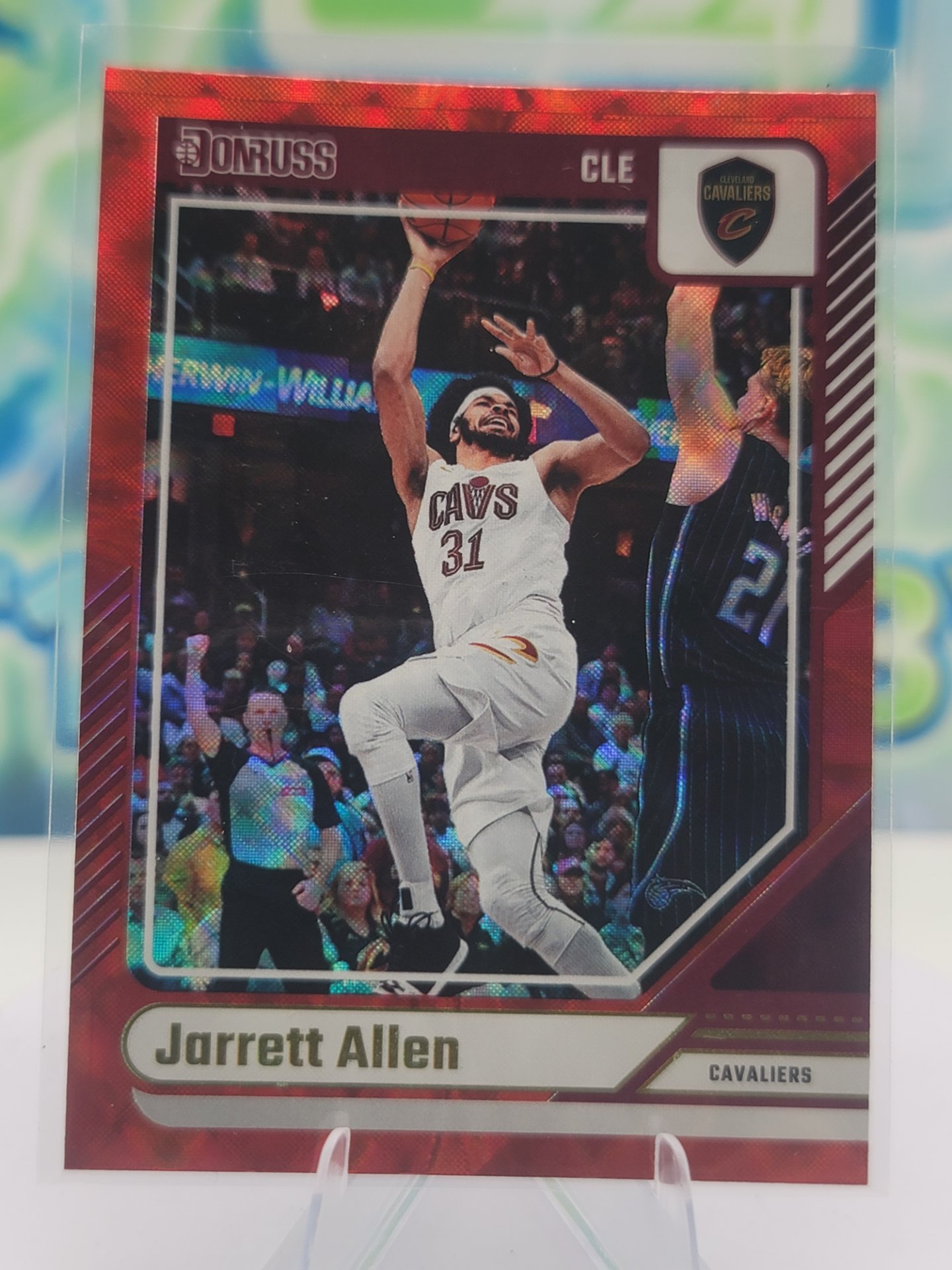 2025 Panini Donruss Jarrett Allen — 2025 Panini Donruss Red Wedges Jarrett Allen