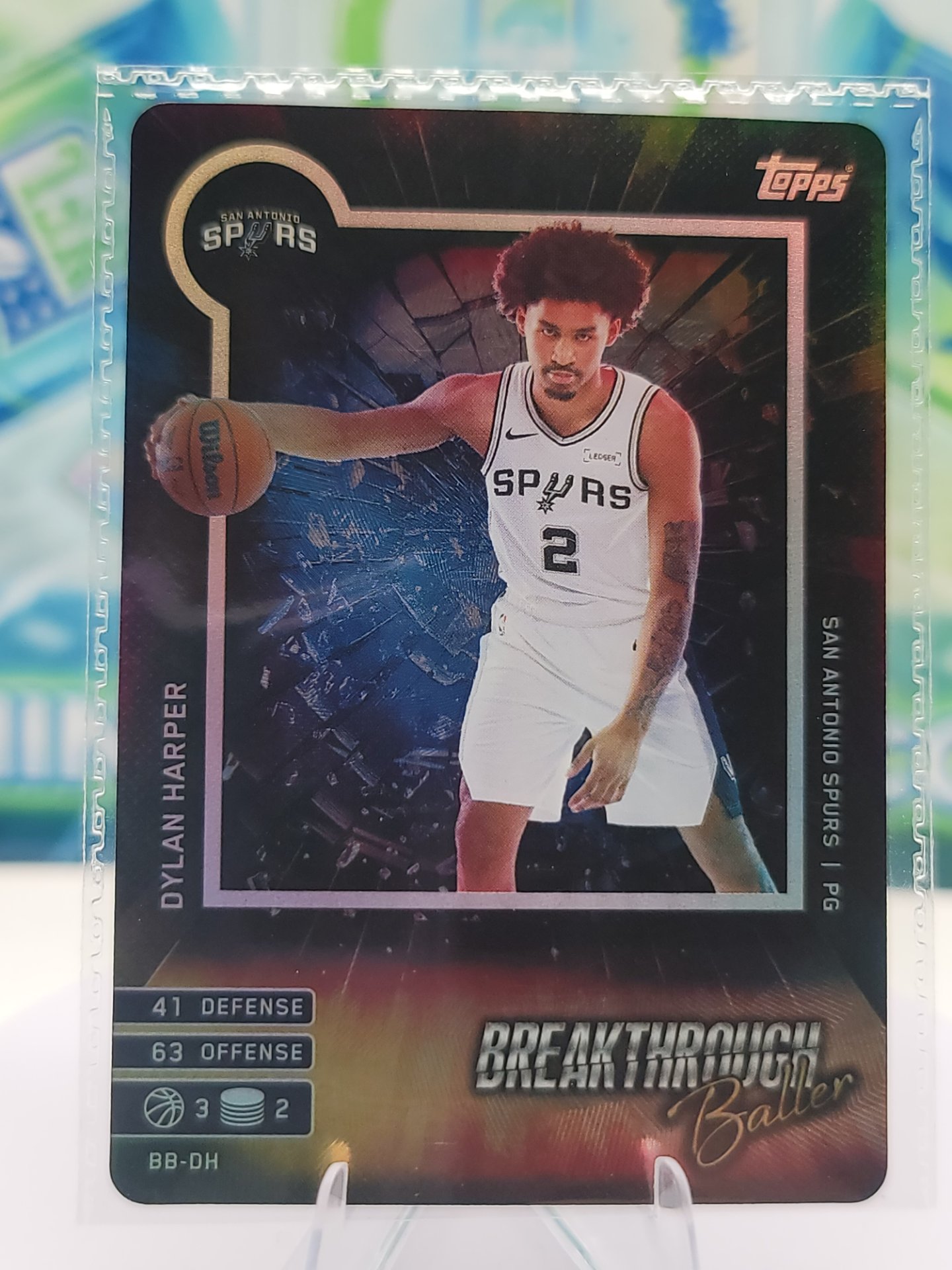 2025 Topps Match Attax Dylan Harper — 2025 Topps Match Attax Breakthrough Baller Dylan Harper