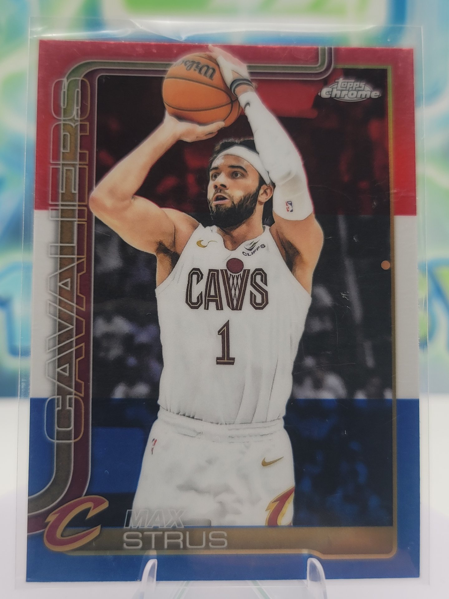 2025 Topps Topps Chrome Max Strus — 2025 Topps Topps Chrome Red White Blue Max Strus