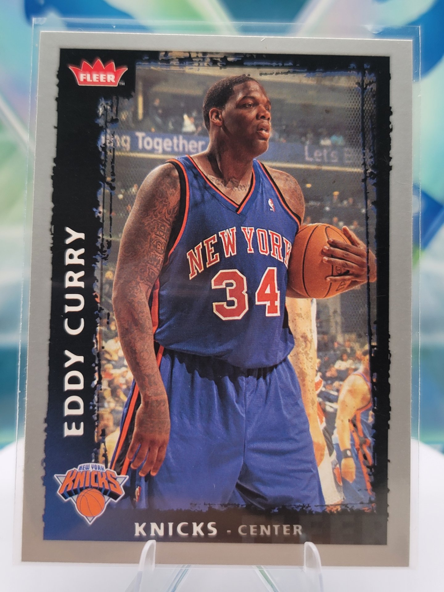 2009 Fleer Eddy Curry — 2009 Fleer Base Eddy Curry
