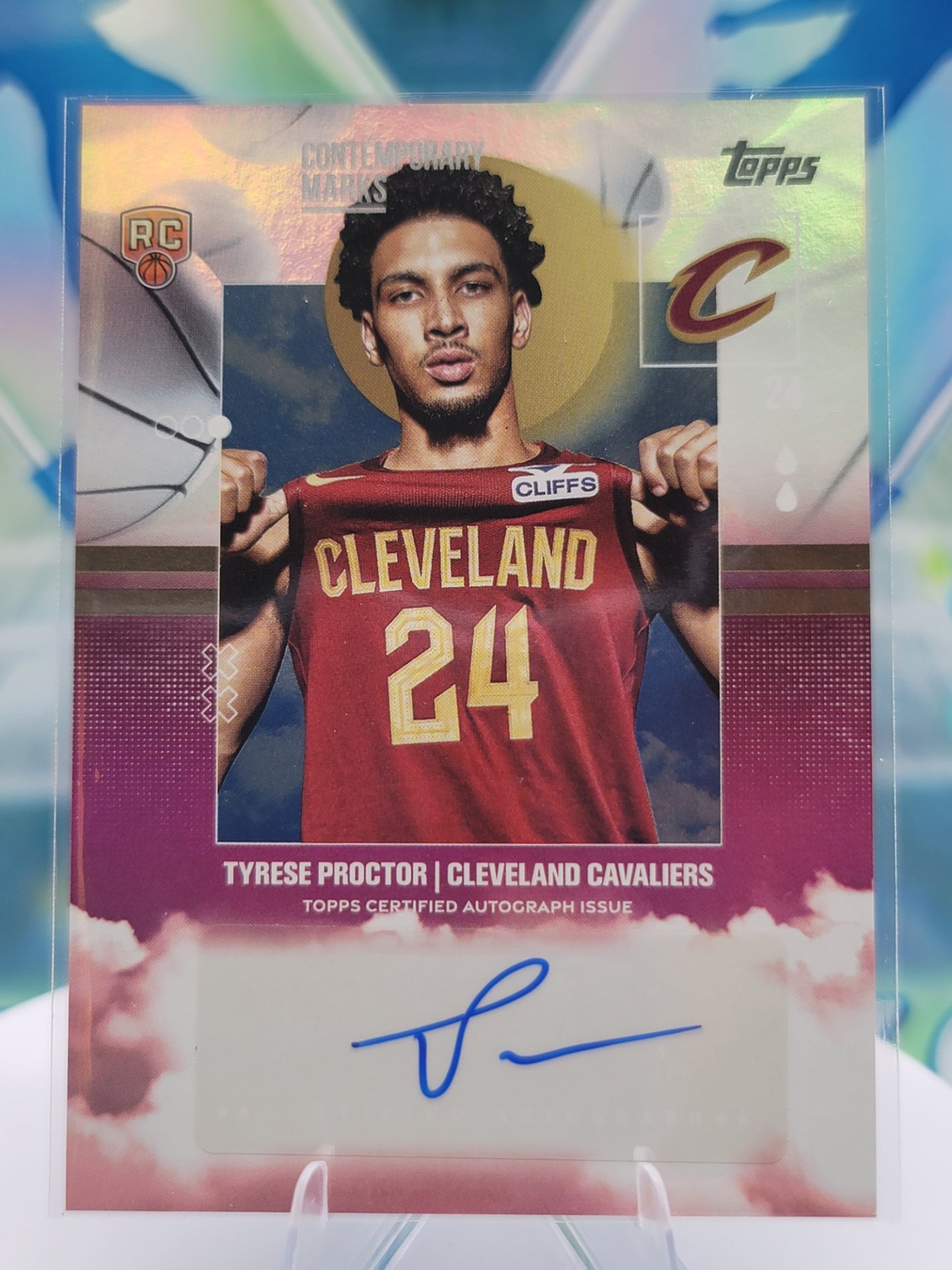 2025 Topps Topps Flagship Tyrese Proctor — 2025 Topps Topps Flagship Contemporary Marks Auto Tyrese Proctor Rookie Autograph