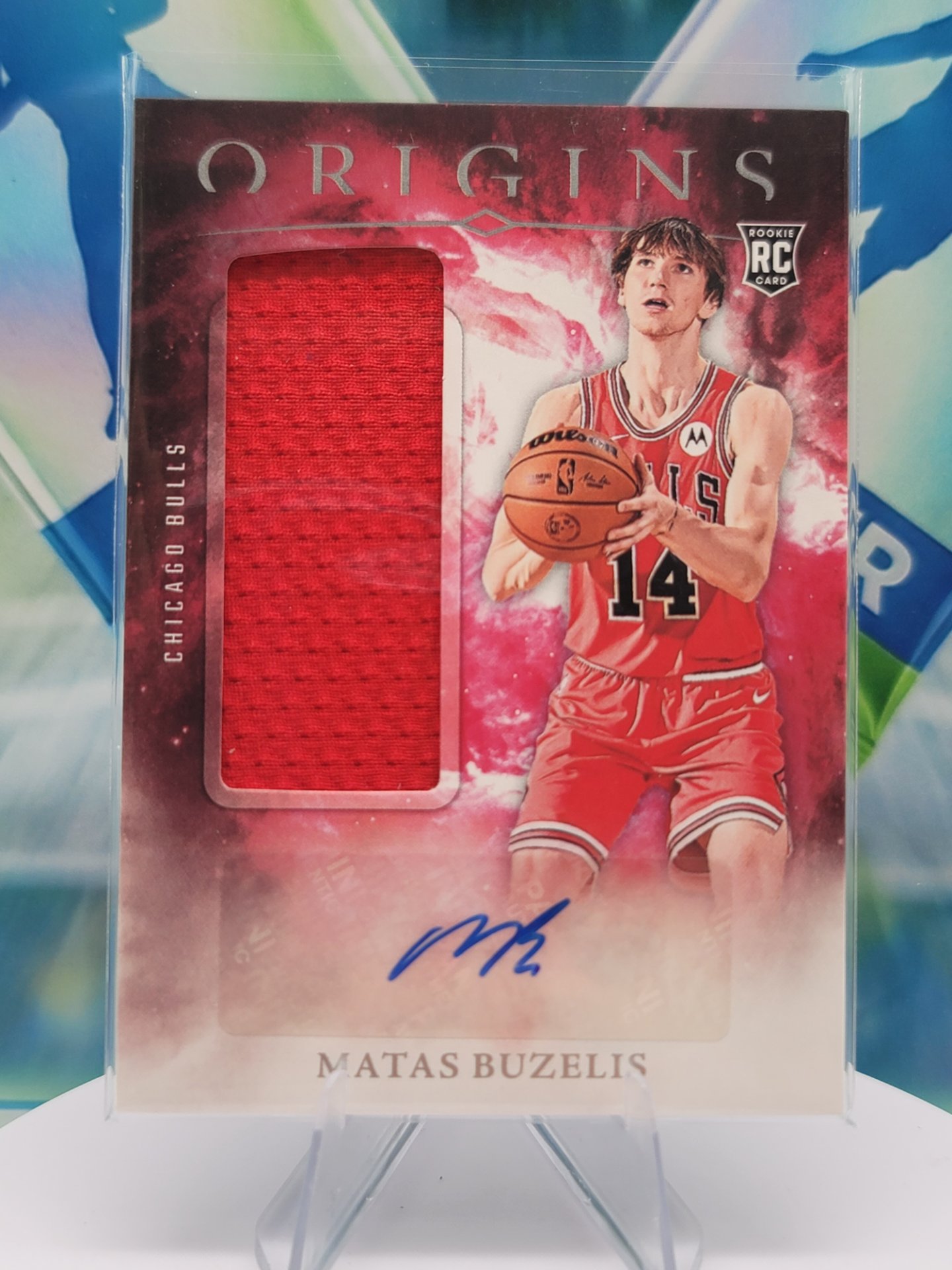 2025 Panini Origins Matas Buzelis — 2025 Panini Origins RPA Matas Buzelis Rookie Autograph Patch/Memorabilia