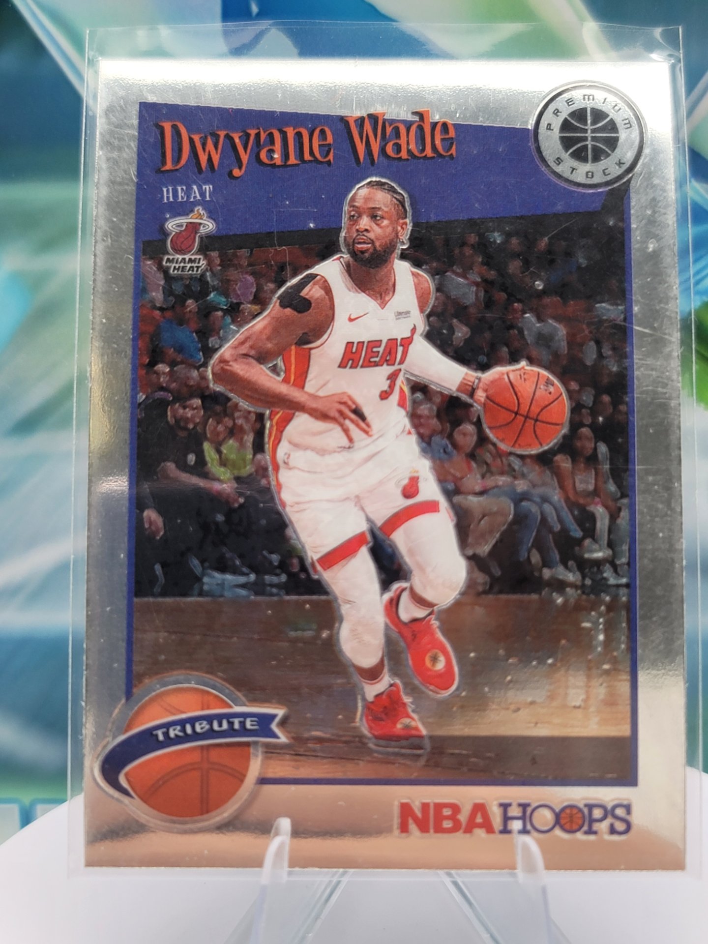 2020 Panini NBA Hoops Dwyane Wade — 2020 Panini NBA Hoops Premium Stock Dwyane Wade