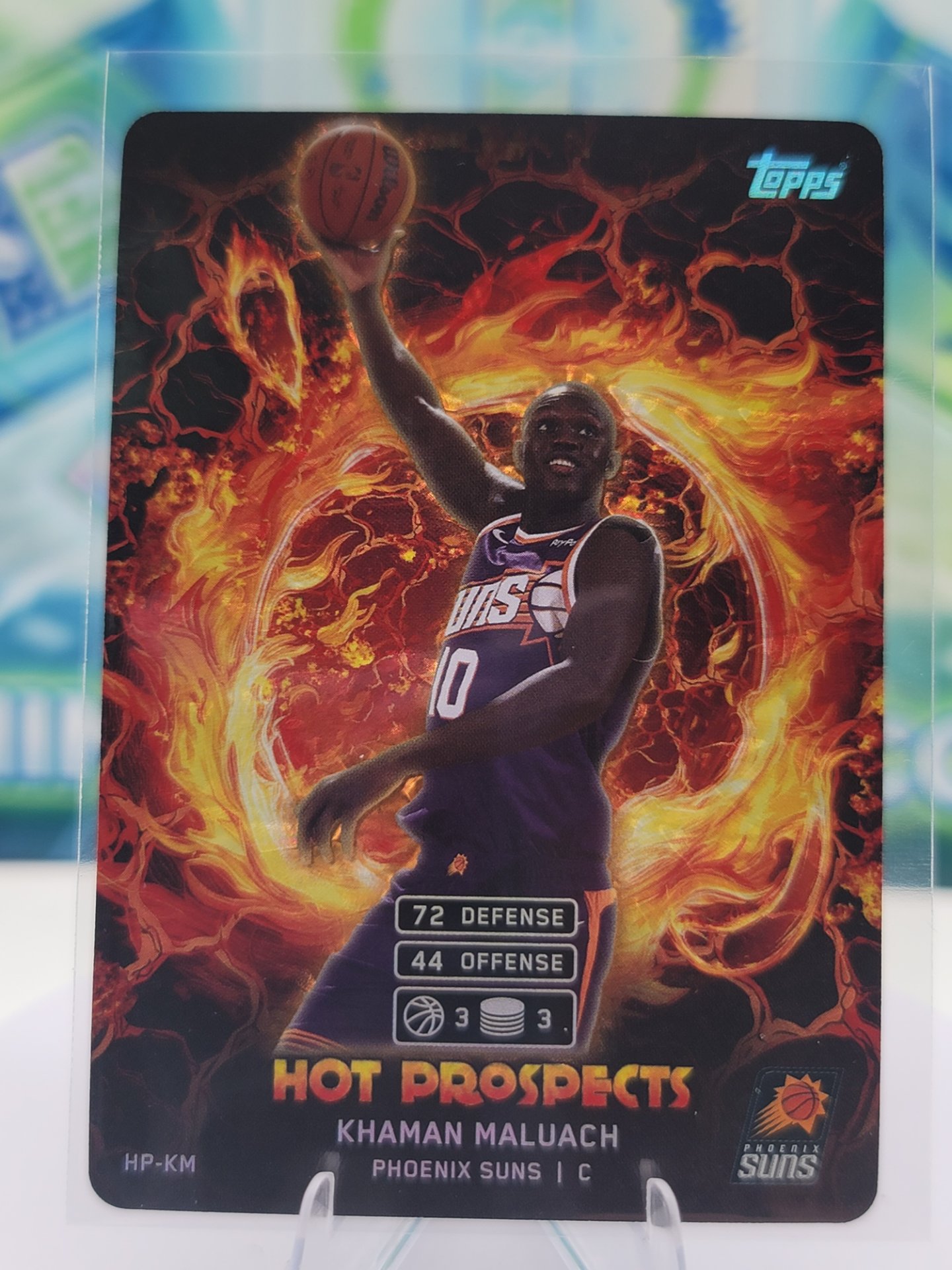 2025 Topps Match Attax Khaman Maluach — 2025 Topps Match Attax Hot Prospects Khaman Maluach