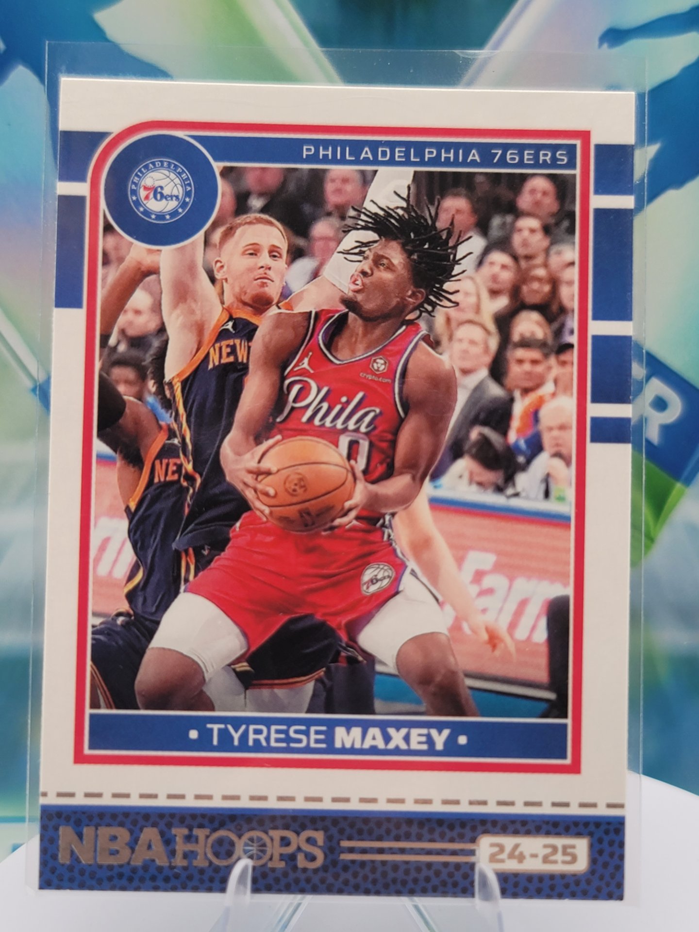 2025 Panini NBA Hoops Tyrese Maxey — 2025 Panini NBA Hoops Base Tyrese Maxey