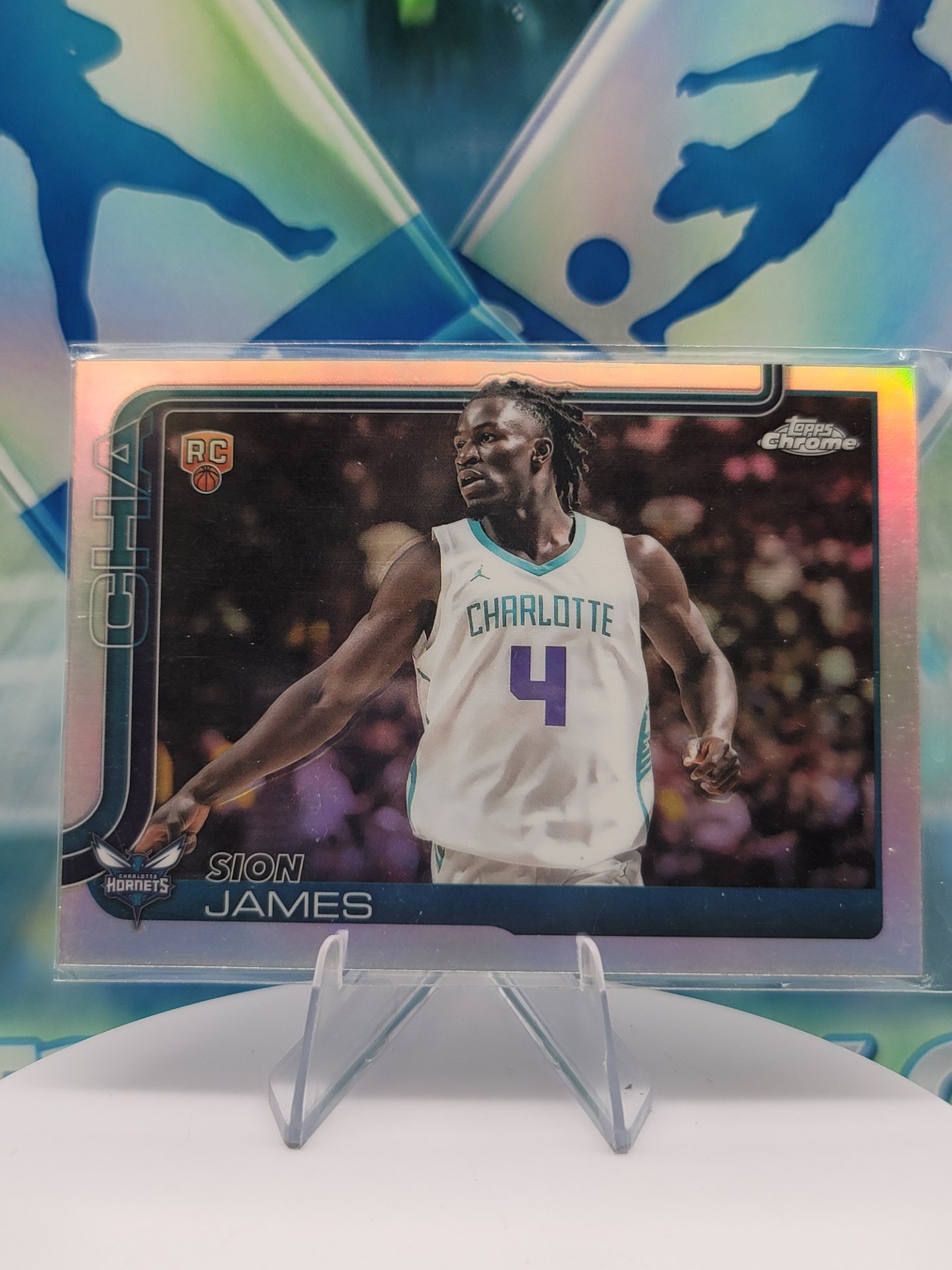 2025 Topps Topps Chrome Sion James — 2025 Topps Topps Chrome Refractor Sion James Rookie